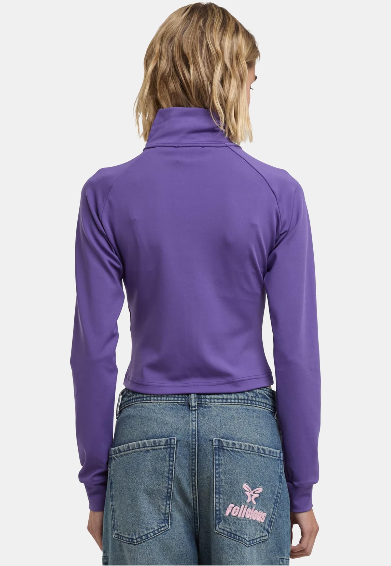Felicious FELI Cropped Jersey Cardigan – Bild 2