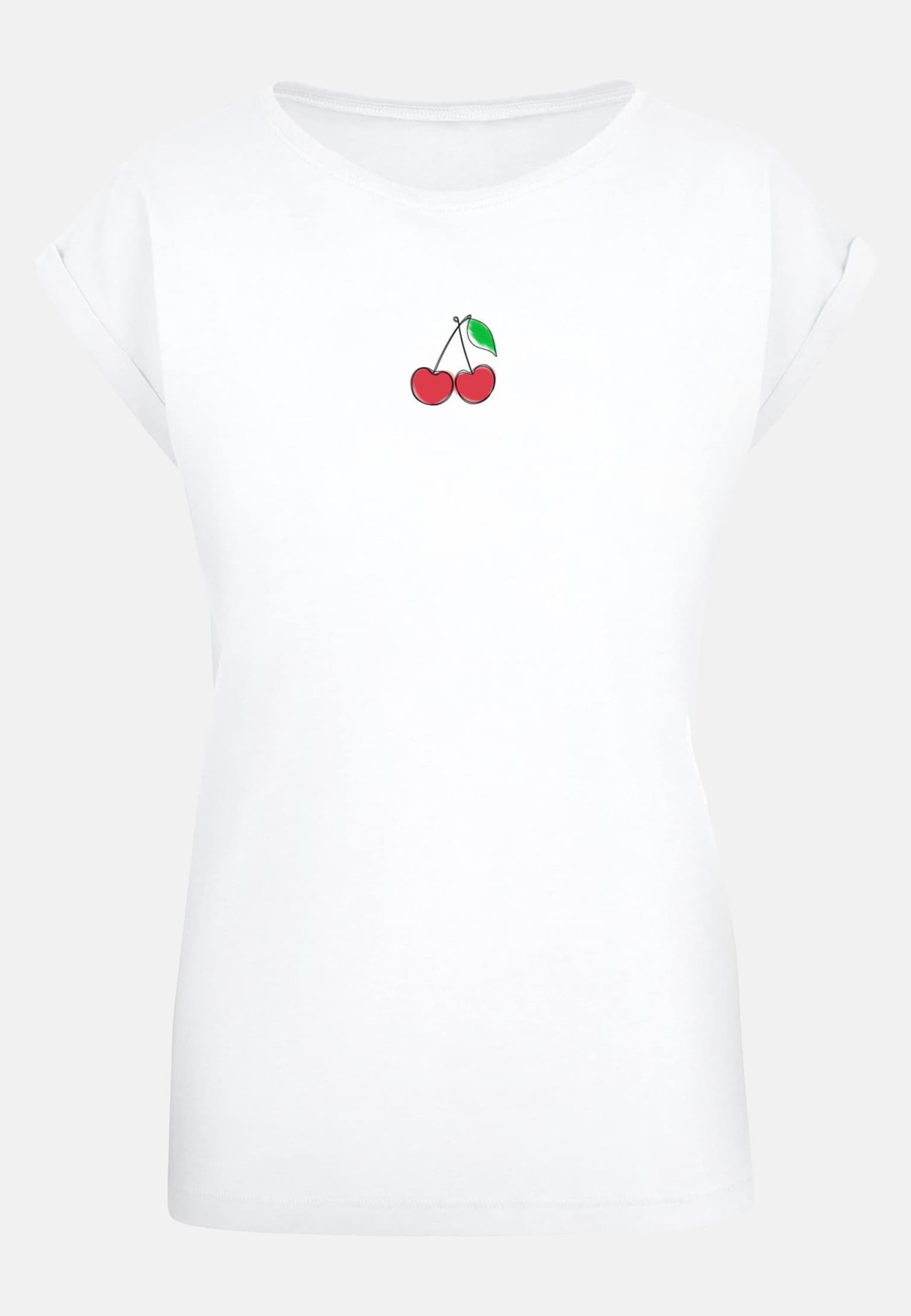 Merchcode Ladies Summer - Sweet Cherry T-Shirt – Bild 3