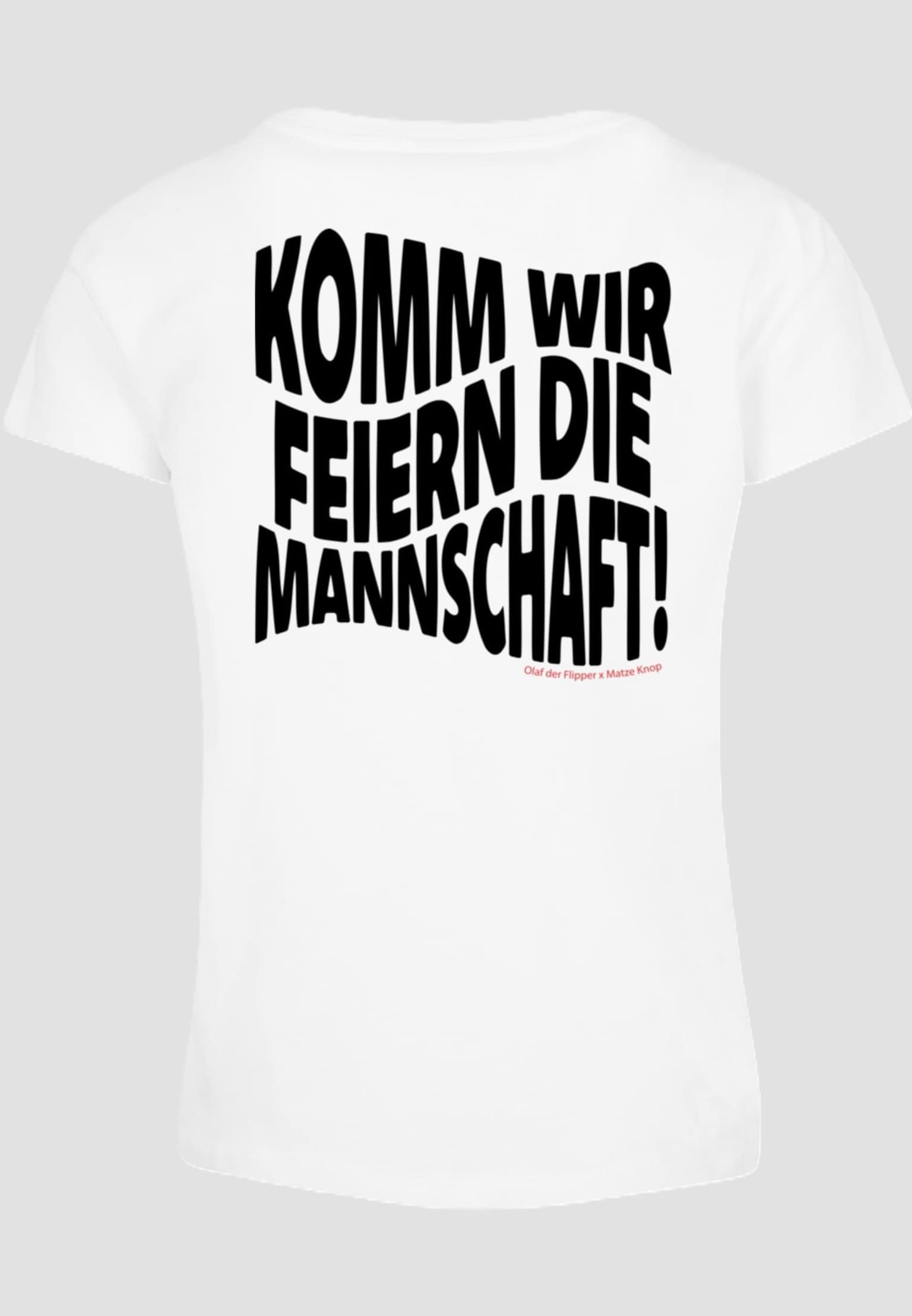 Merchcode Ladies Die Flippers - Wir Feiern Mannschaft T-Shirt – Bild 4