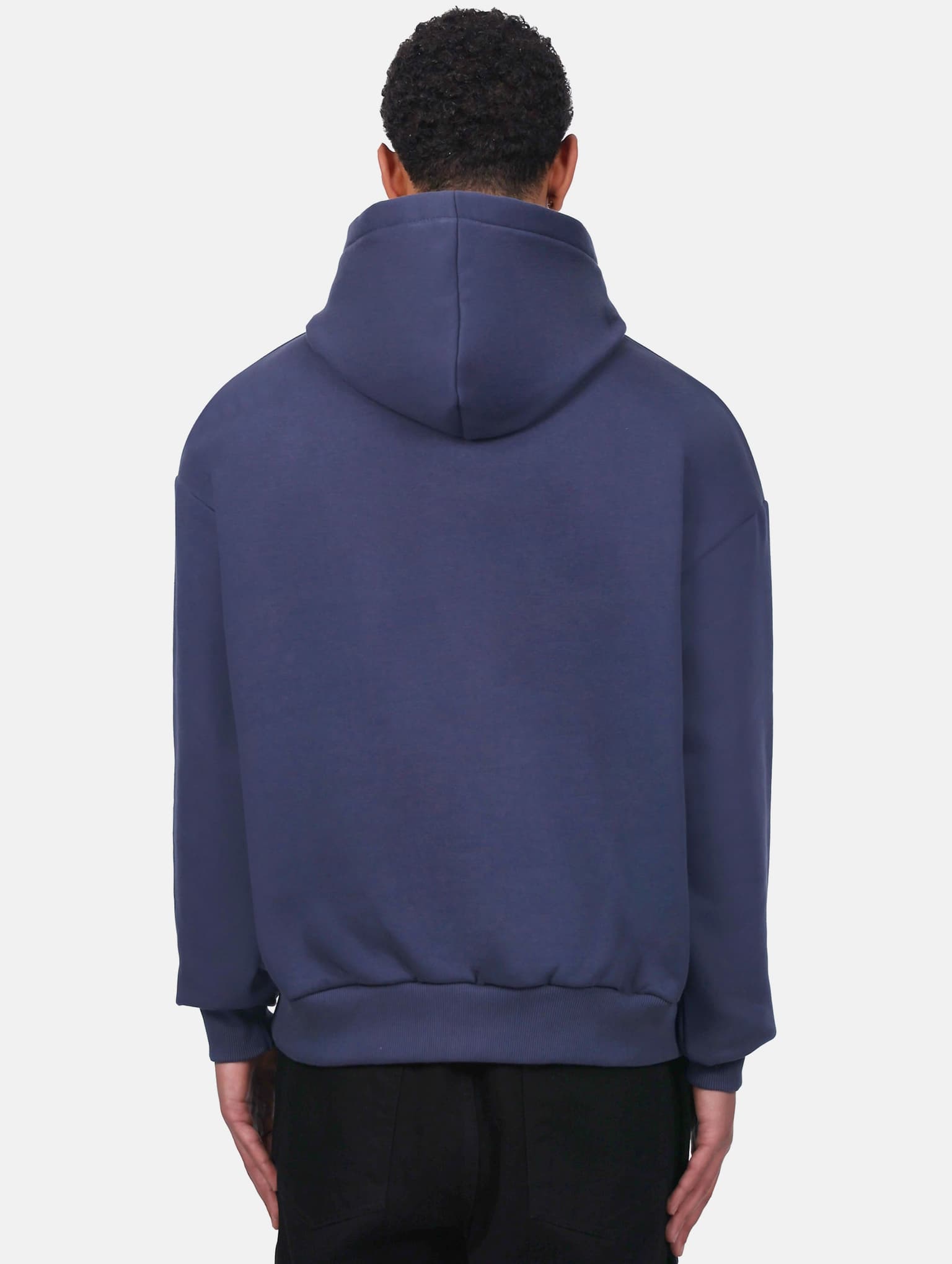 Dropsize Heavy Logo Design Hoodie – Bild 2