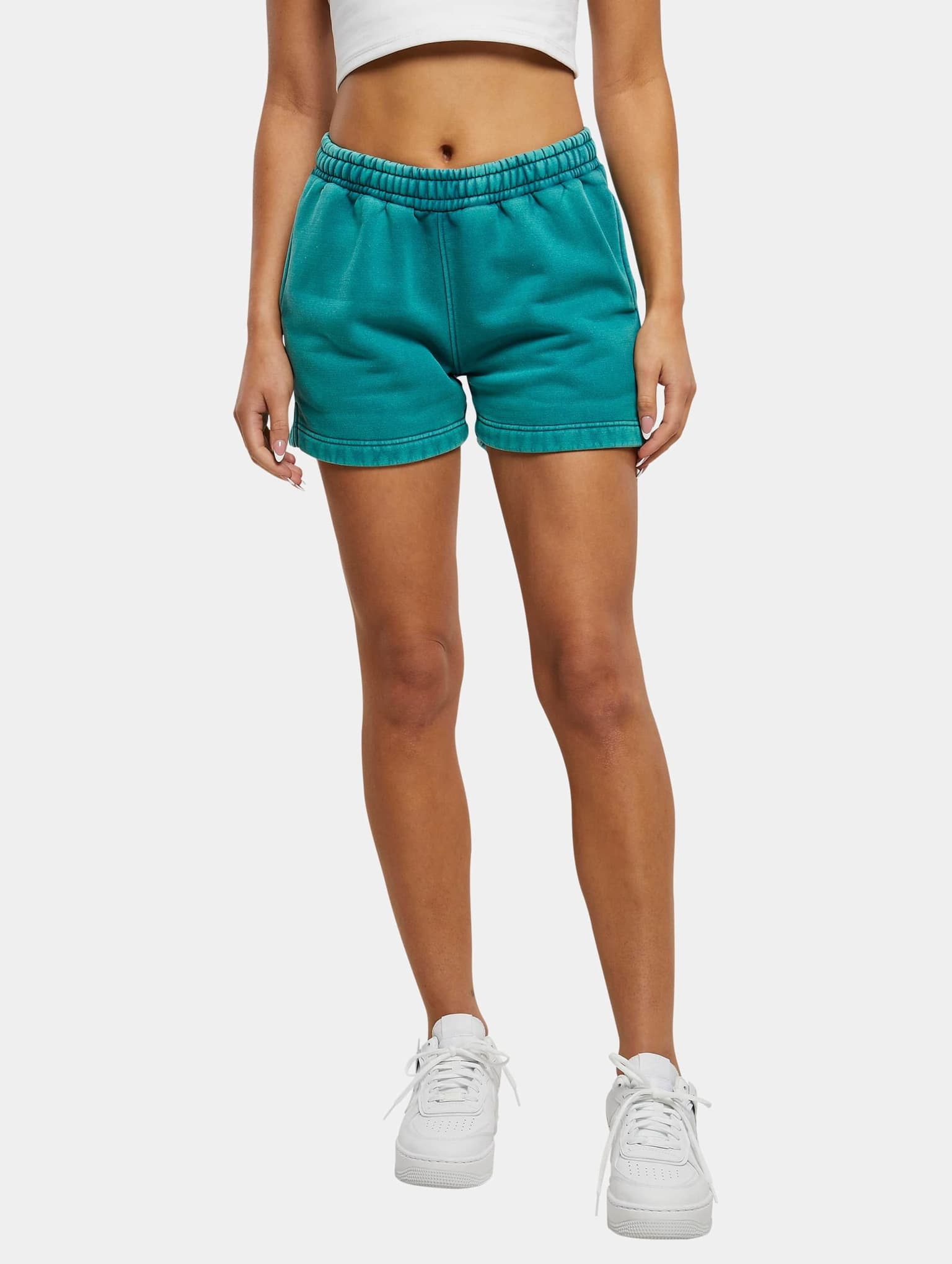 Urban Classics Ladies Stone Washed Short