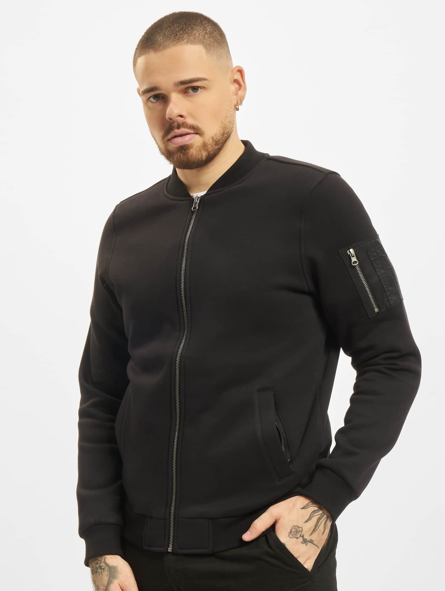 Urban Classics Sweat Bomber Jacket – Bild 3