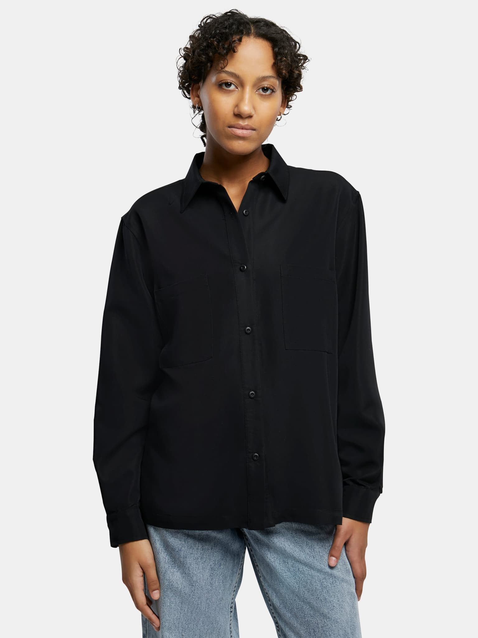 Urban Classics Ladies Oversized Twill Shirt