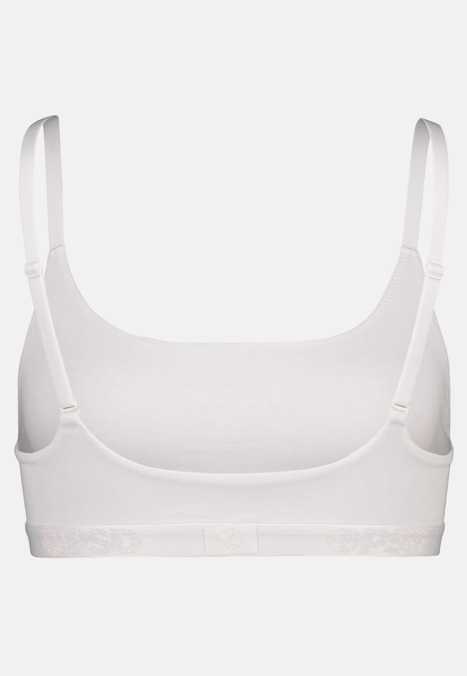 PSD WHITE Modal Solids Scoop Bralette – Bild 4
