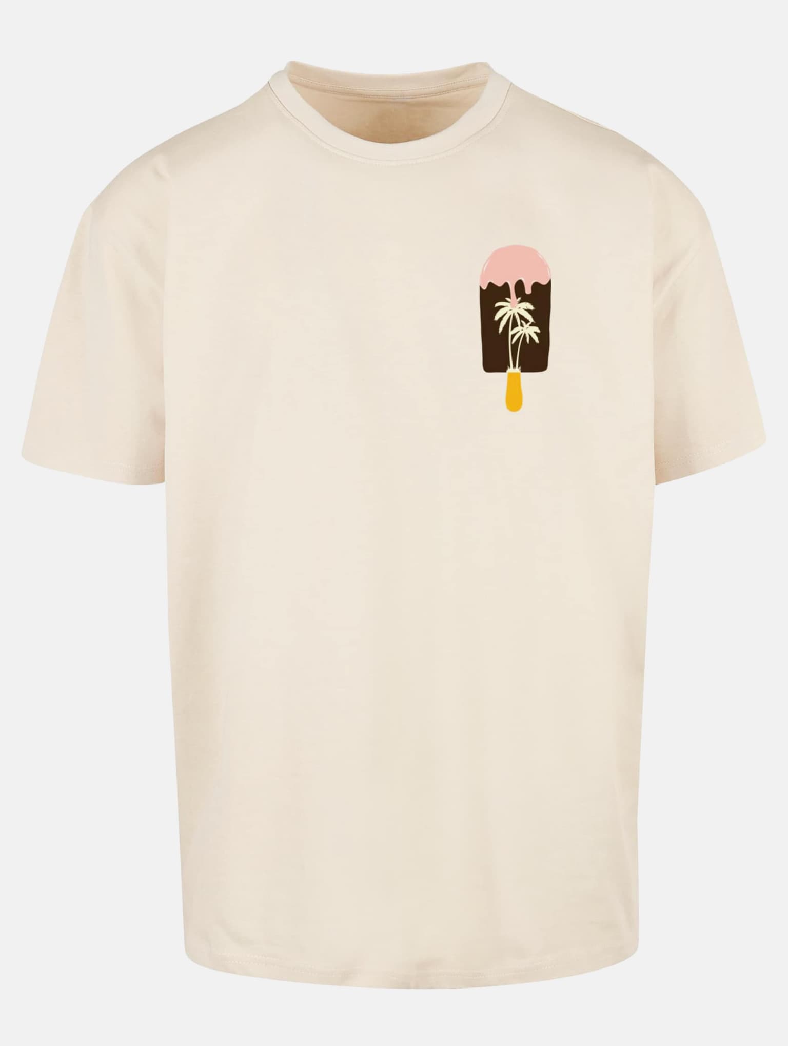 Merchcode POD Summer - Icecream Heavy Oversize Tee – Bild 3
