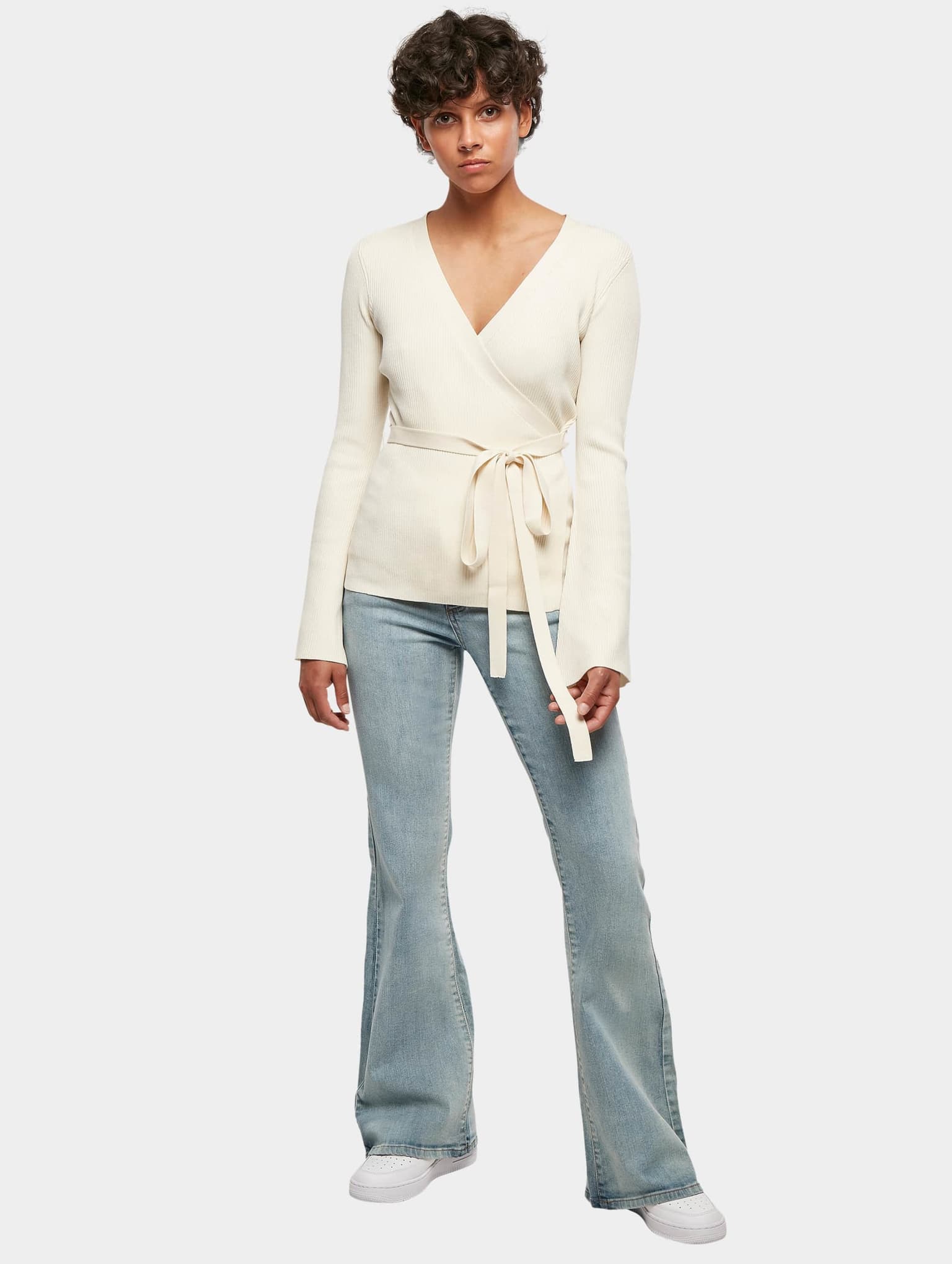 Urban Classics Ladies Rib Knit Wrapped Cardigan – Bild 4