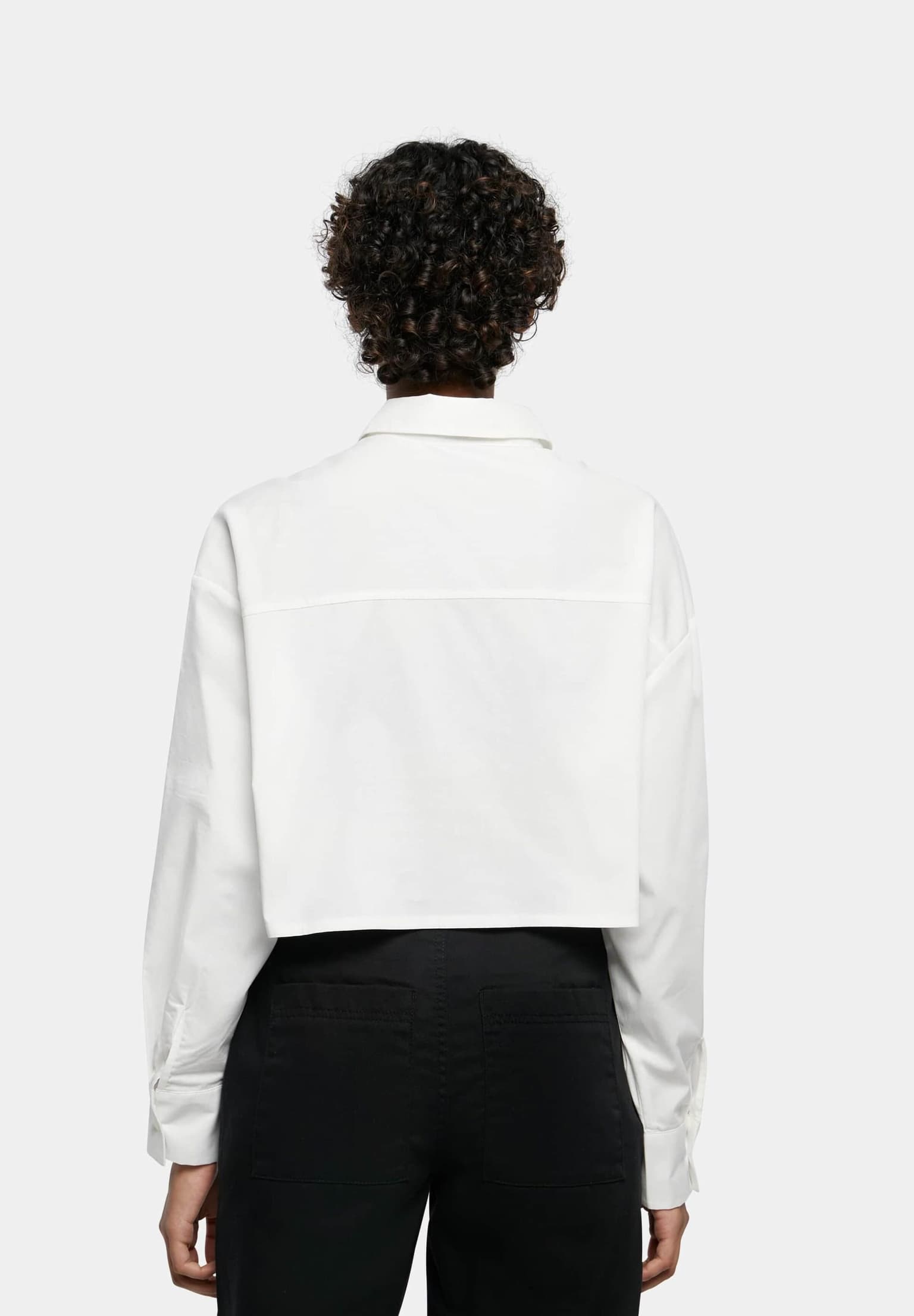 Urban Classics Ladies Cropped Oversized Blouse – Bild 2