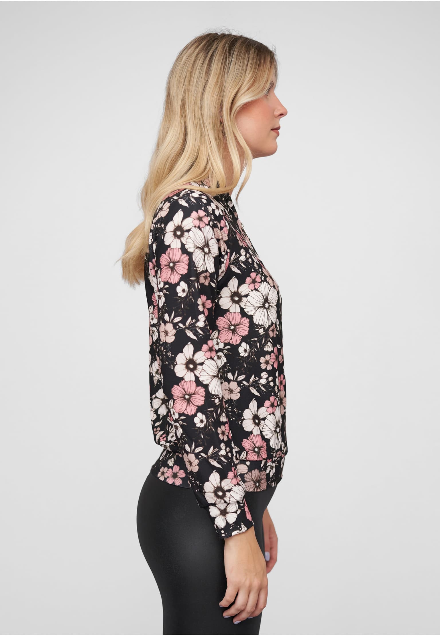 Cloud5ive Blouson with All-Over Flower Print – Bild 4