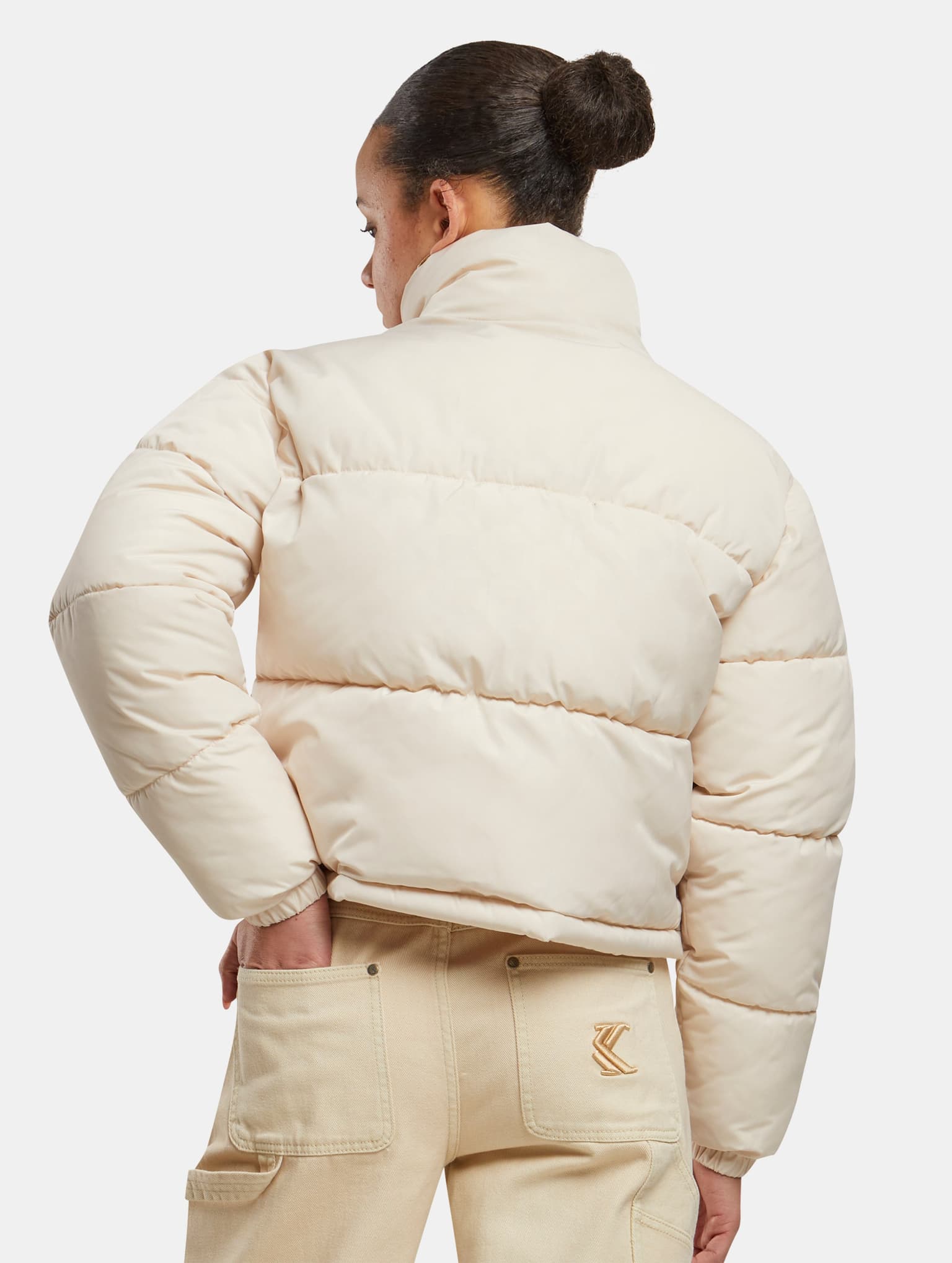 Karl Kani OG AOP Crop Puffer Jacket – Bild 2