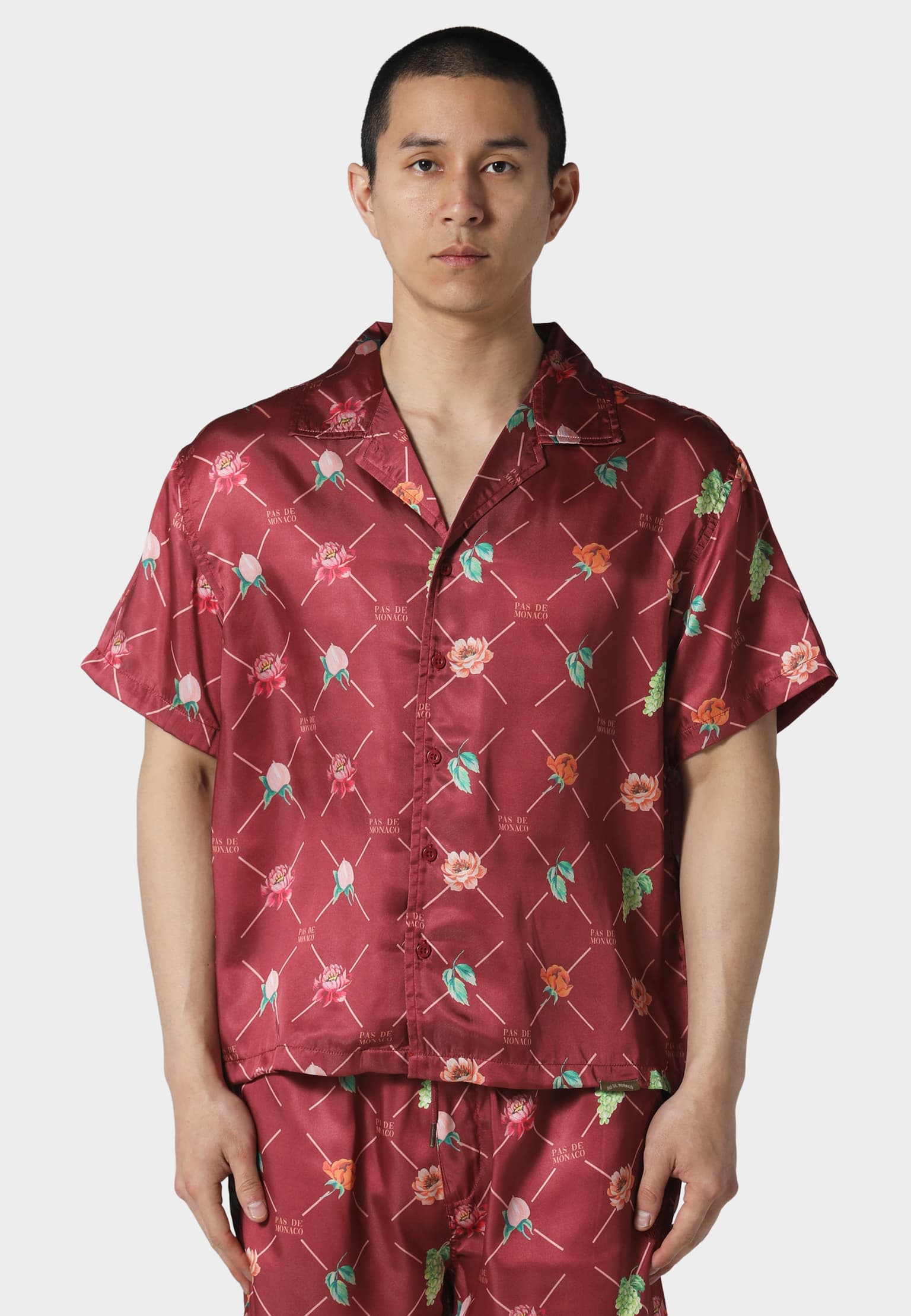 Pas De Monaco FRUIT MONOGRAM CUBAN SHIRT