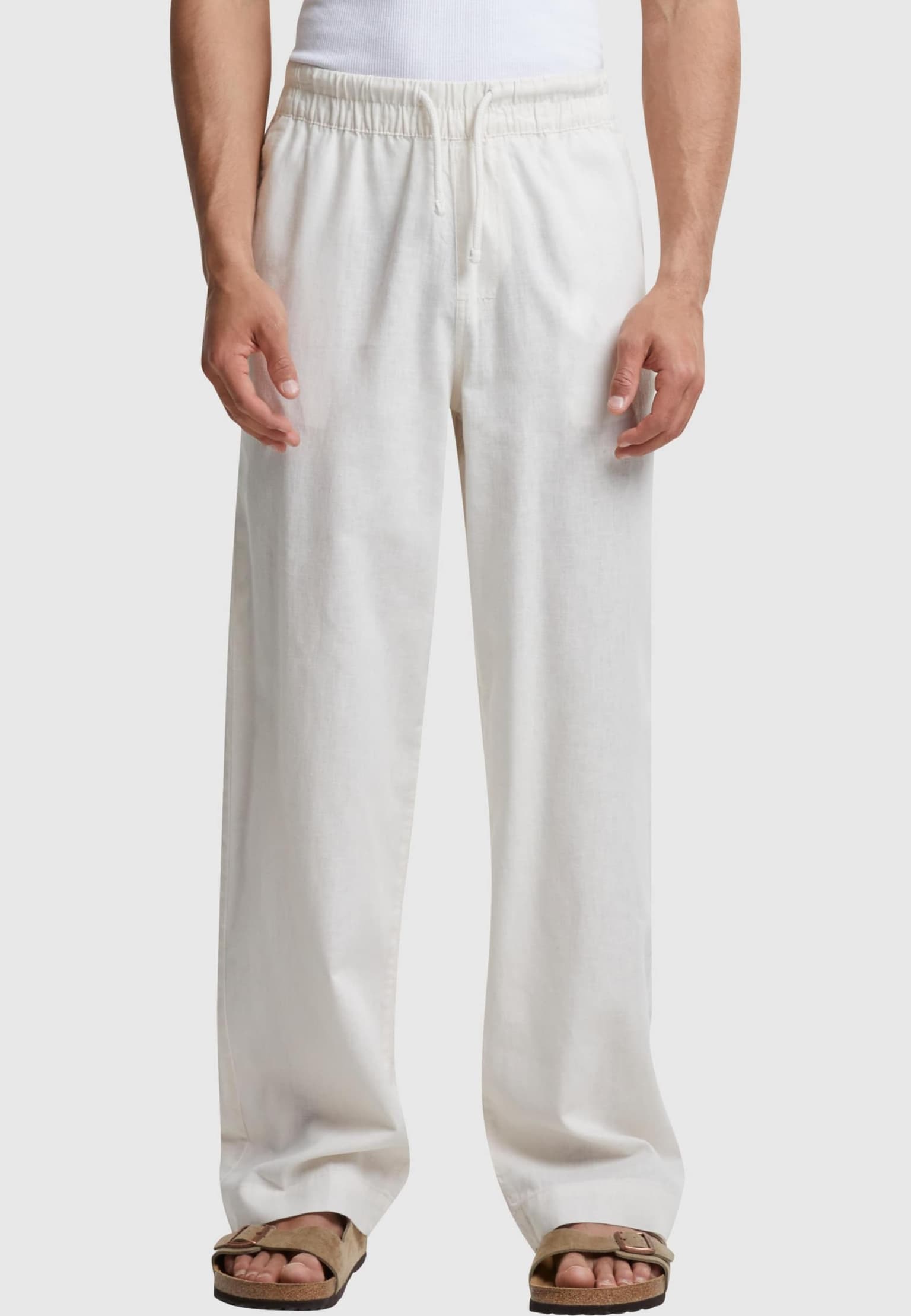Urban Classics Loose Cotton Linen Pants – Bild 3