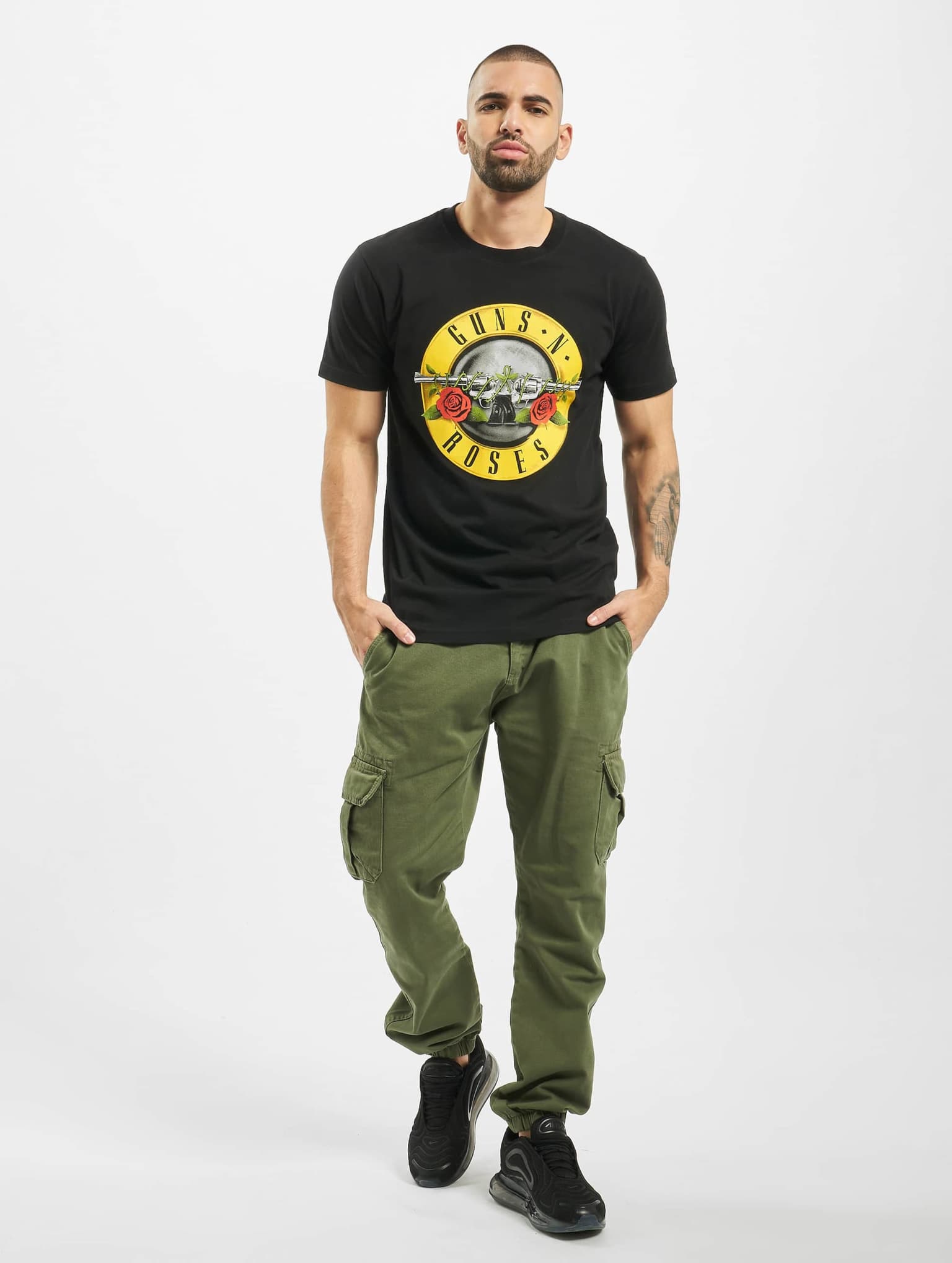 Merchcode Guns n' Roses Logo Tee – Bild 4