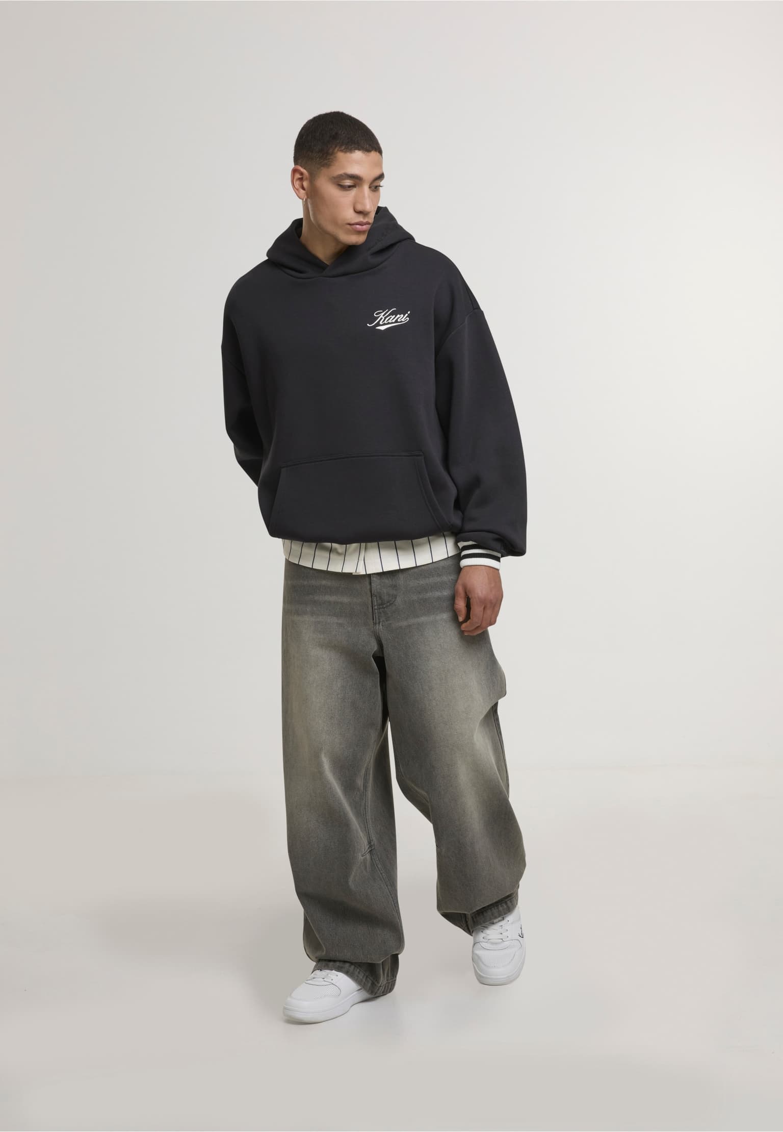 Karl Kani Cursive Varsity Oversized Hoodie – Bild 3