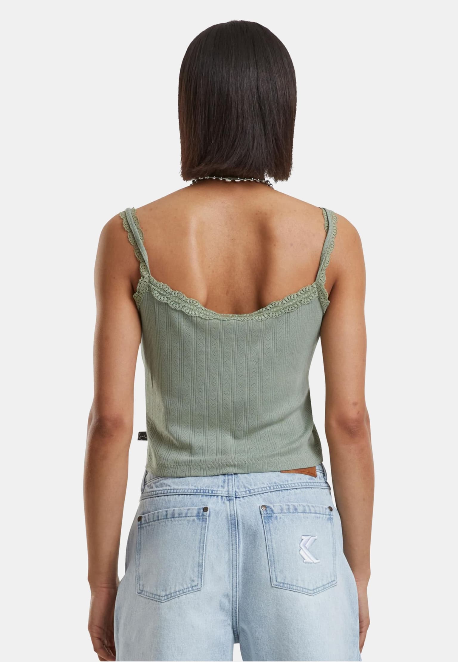 Karl Kani Woven Signature Pointelle Top – Bild 2