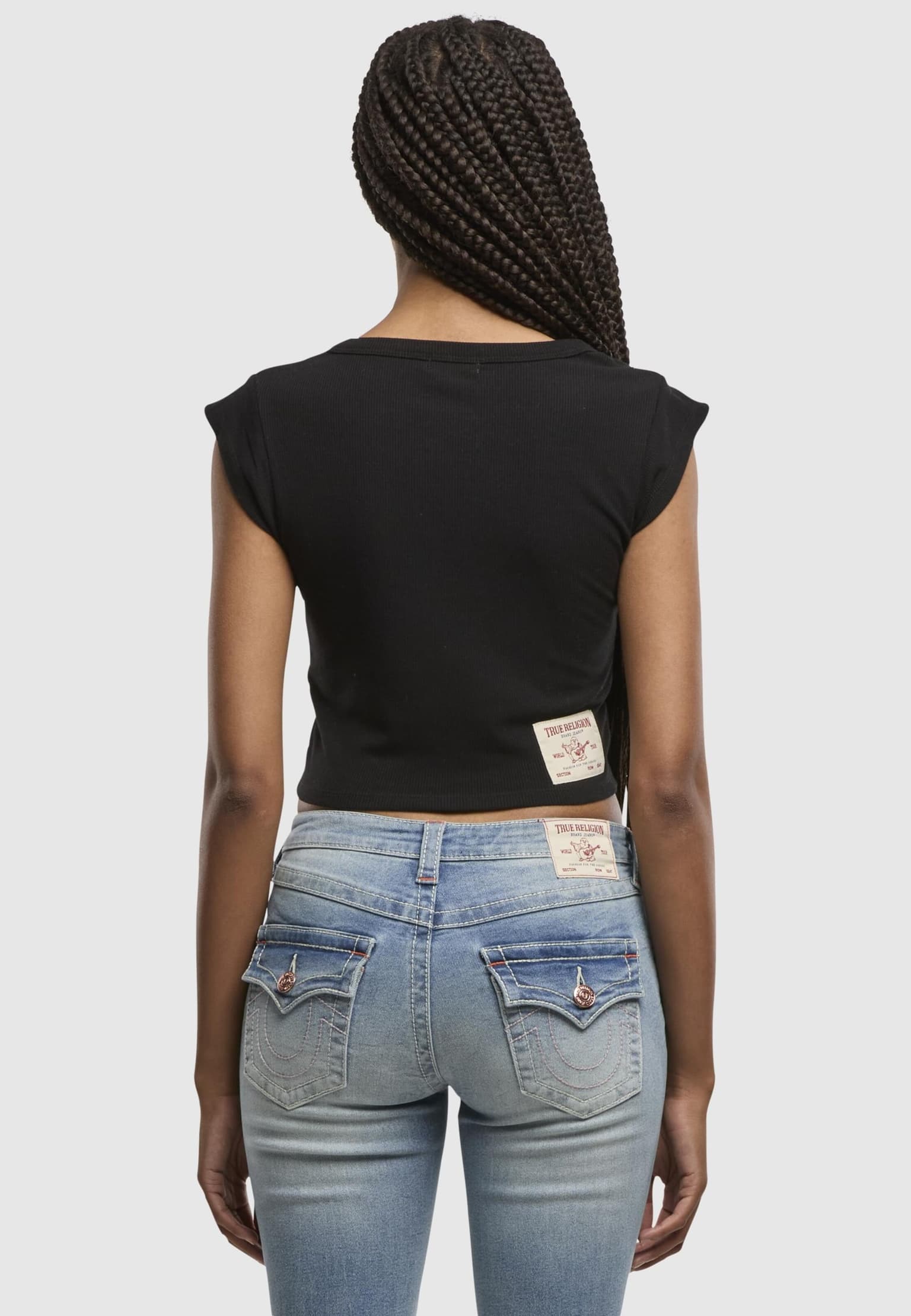 True Religion ANNIVERSARY TR RIBBED V NOTCH – Bild 2