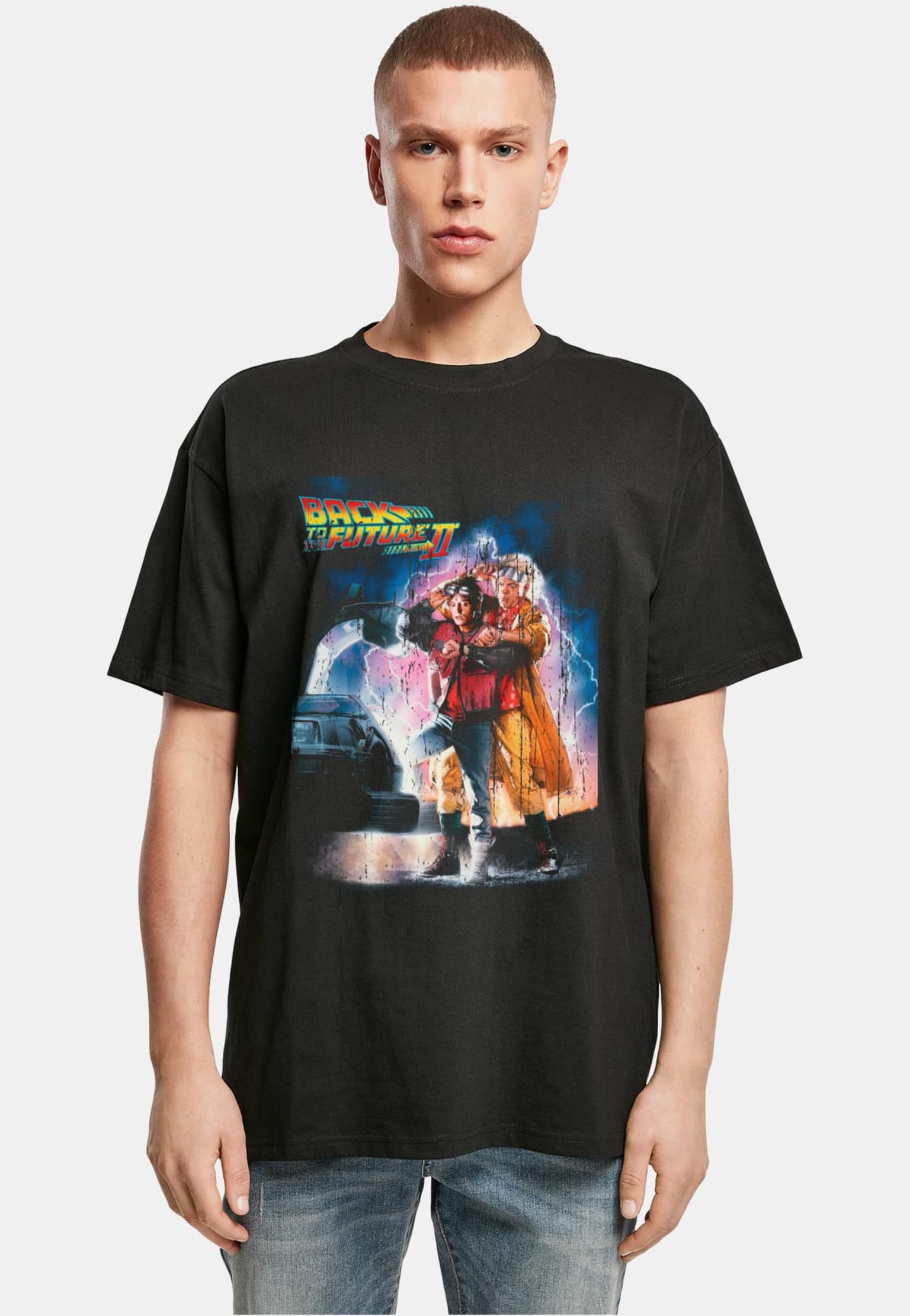 Merchcode Back to the Future II Poster Oversize Tee