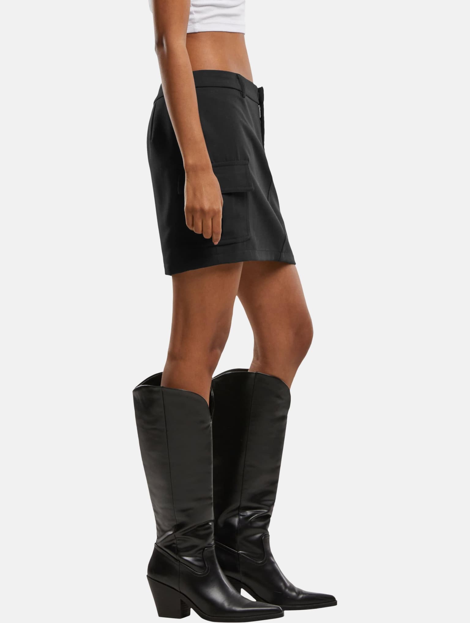 Urban Classics Ladies Short Patched Pocket Skirt – Bild 4