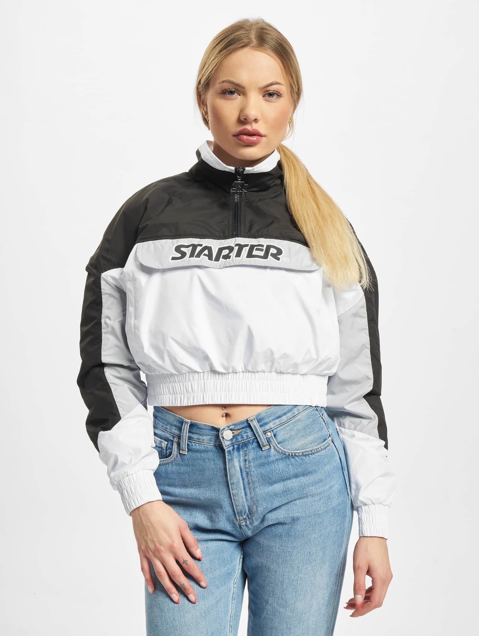 Starter Black Label Ladies Colorblock Pull Over Jacket – Bild 3
