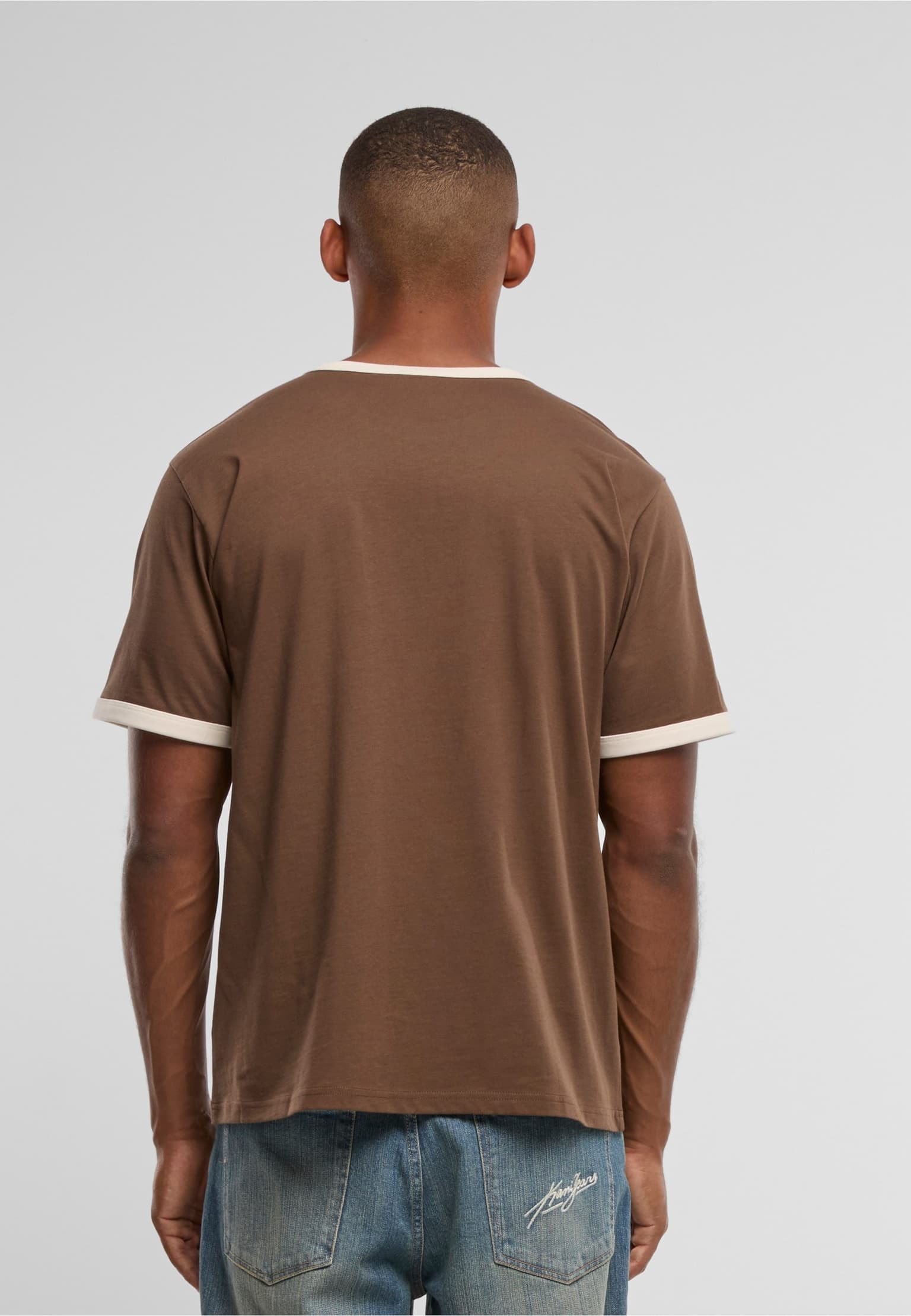 Karl Kani Cursive Varsity Regular Ringer T-Shirt – Bild 2