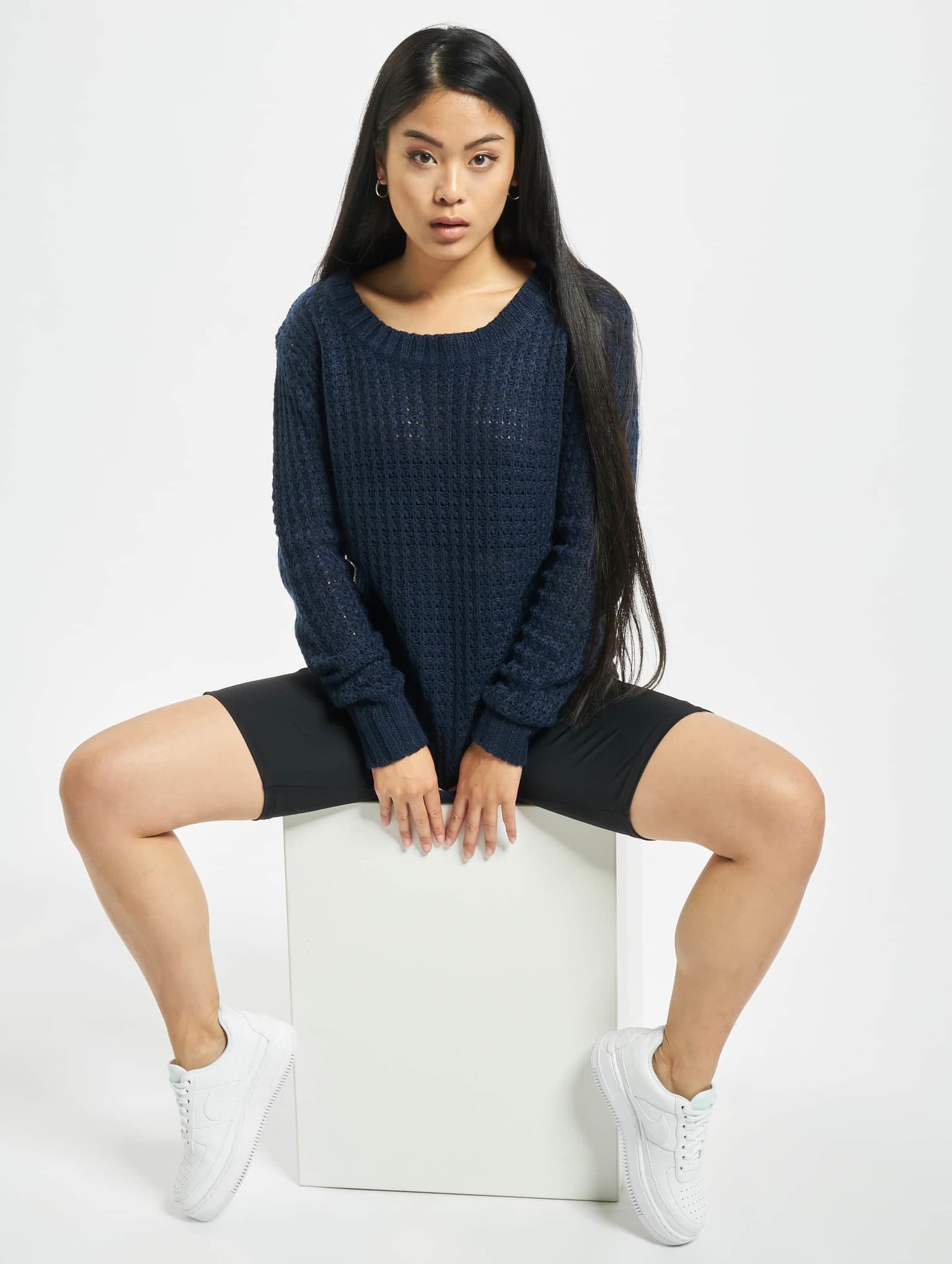 Urban Classics Ladies Long Wideneck Sweater – Bild 4