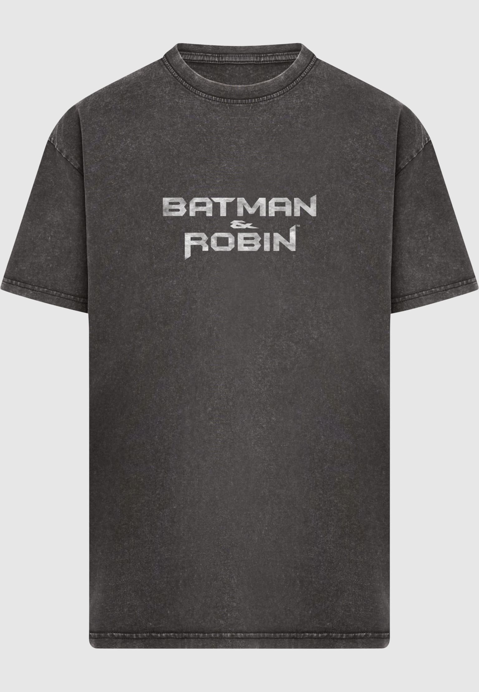 Merchcode Batman & Robin Acid Wash Heavy Oversize Tee – Bild 3