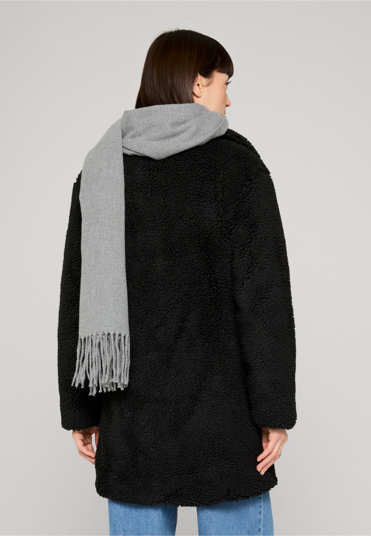 Urban Classics Ladies Oversized Sherpa Coat – Bild 2