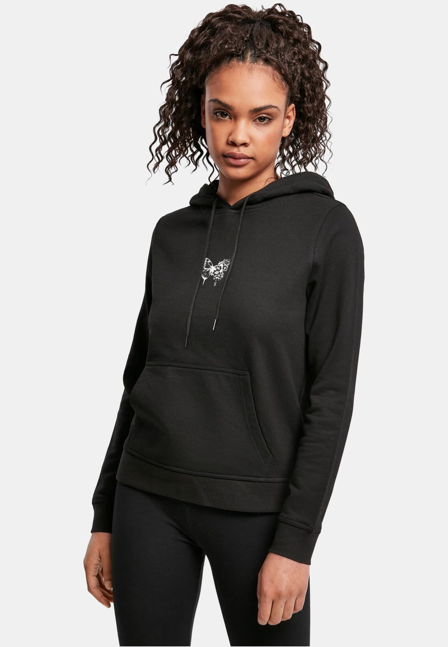 Merchcode POD Ladies Flowers Bloom Basic Hoodie