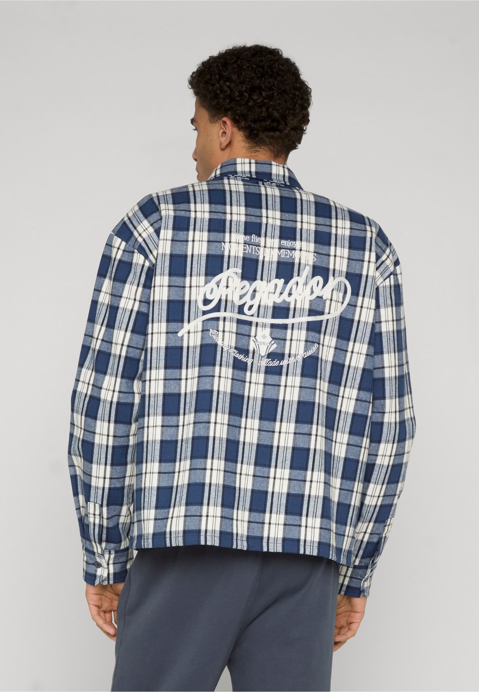 PEGADOR Soglio Oversized Flannel Shirt – Bild 2