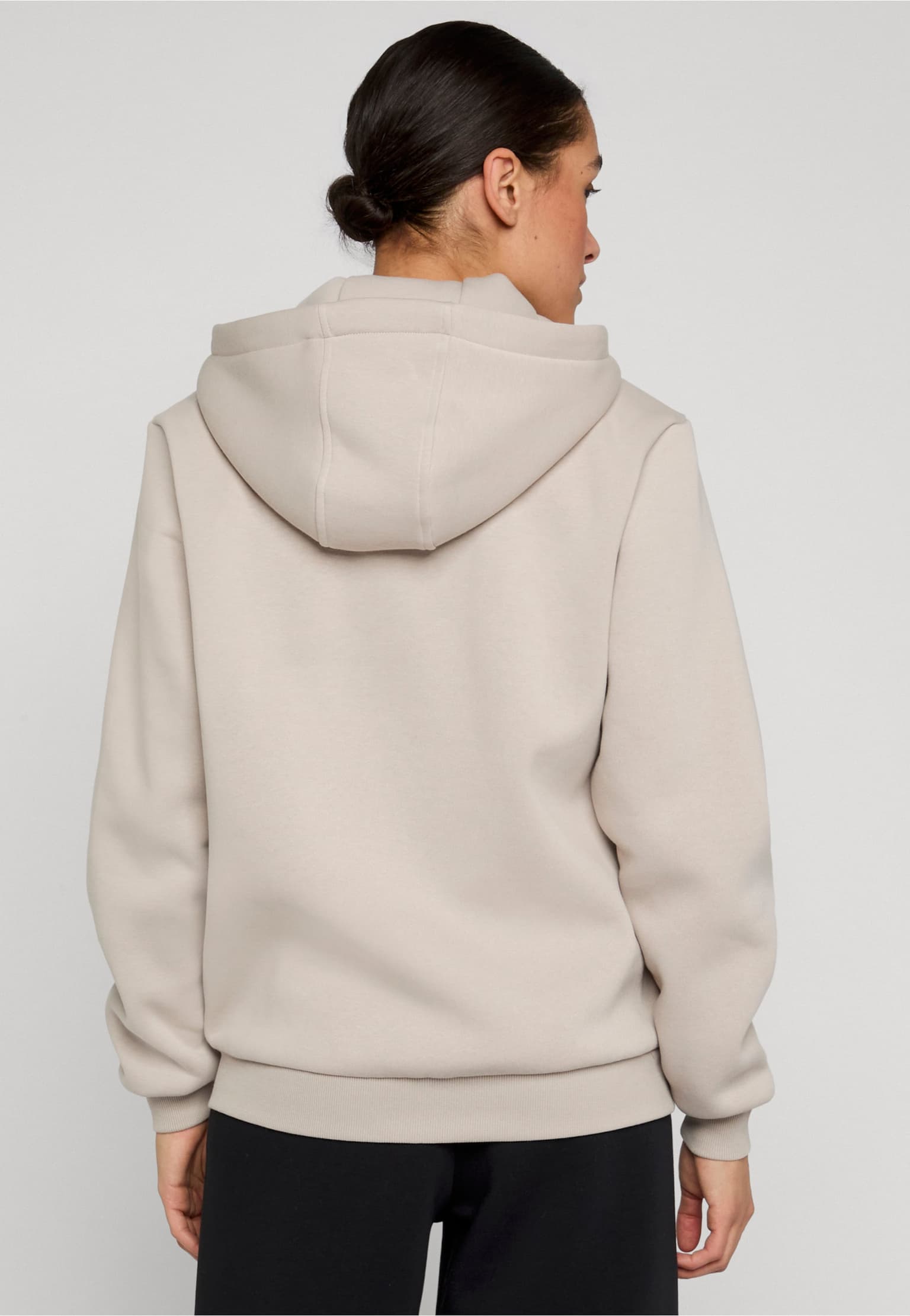 Urban Classics Ladies Fluffy Zip Hoody – Bild 2