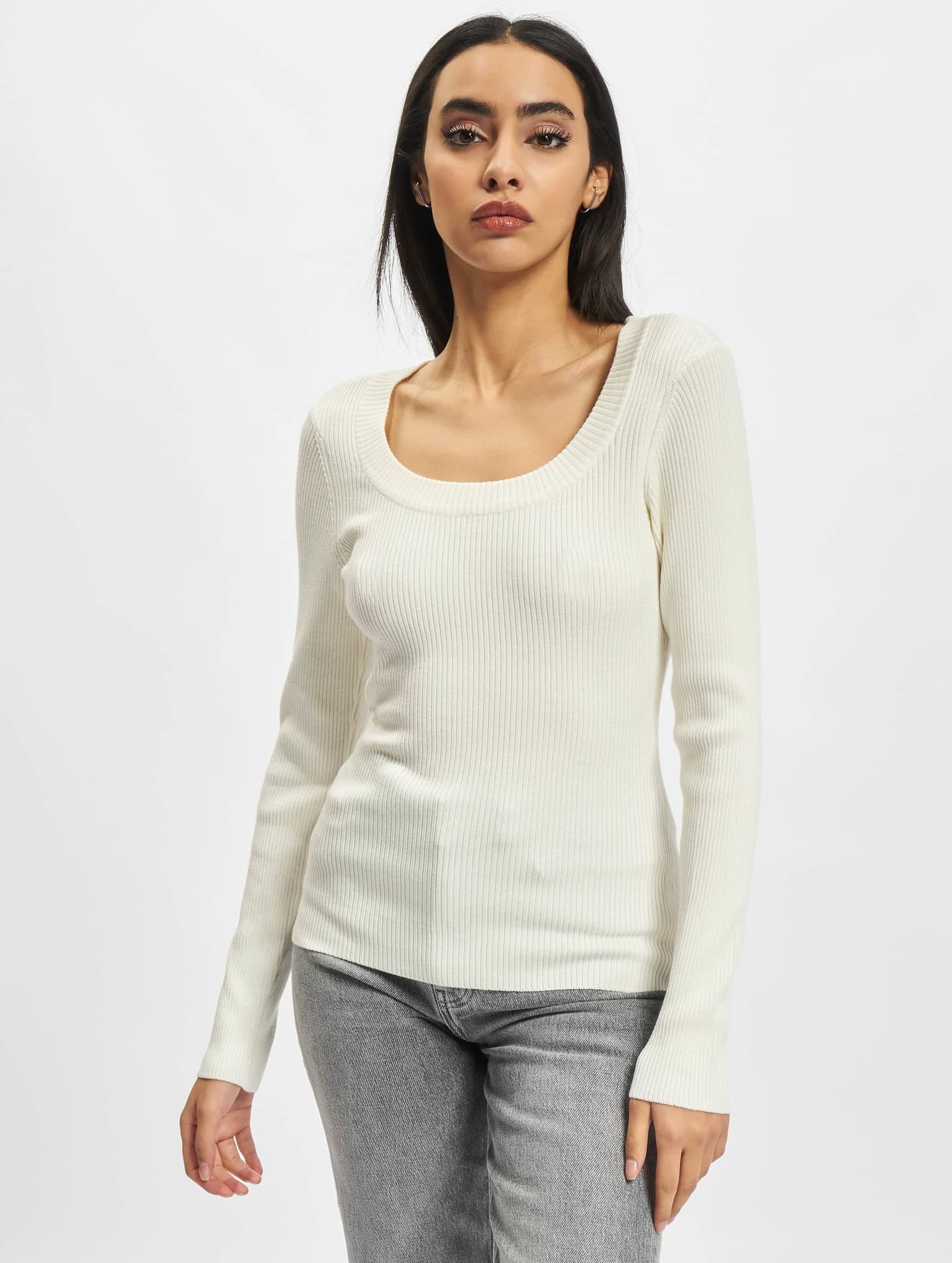 Urban Classics Ladies Wide Neckline Sweater