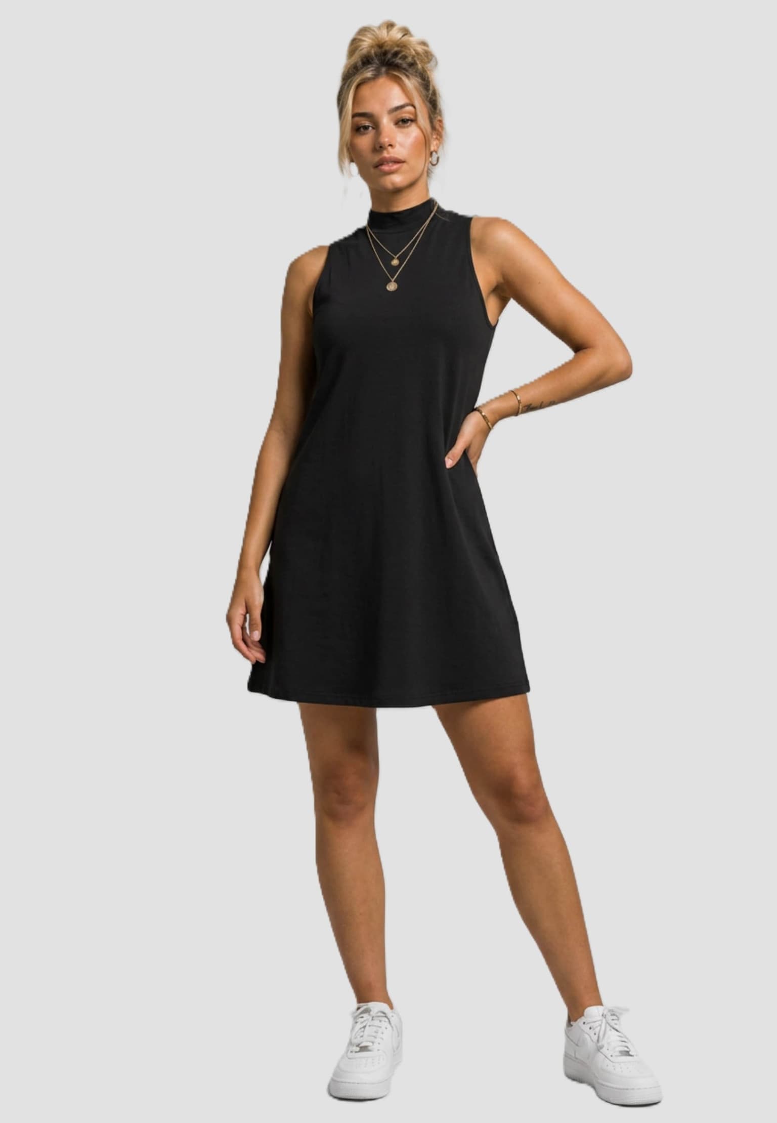 Urban Classics Ladies A-Line Turtleneck Dress