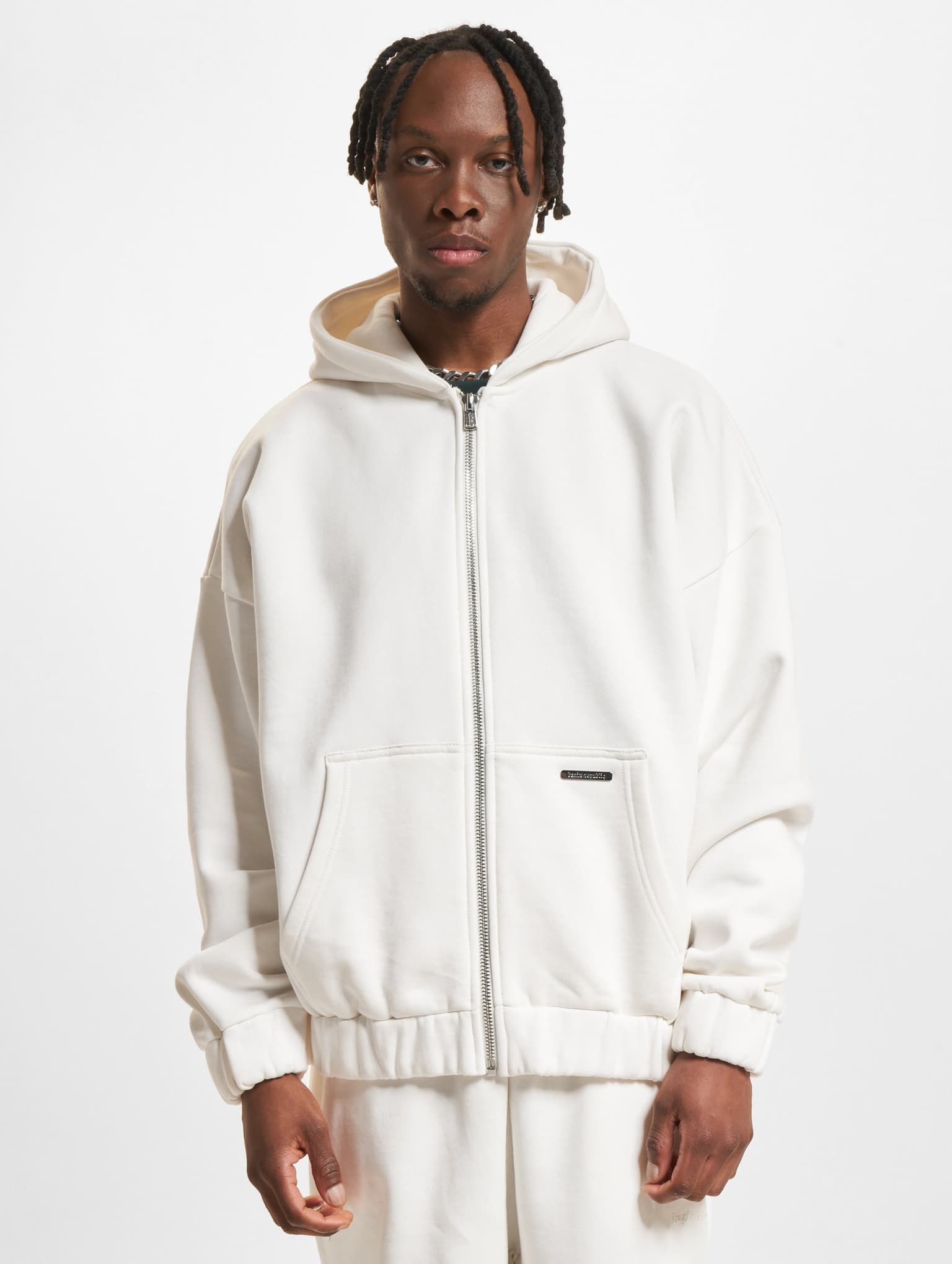 Bazix Republiq Super Heavy Blank Zip-Hoodie – Bild 3