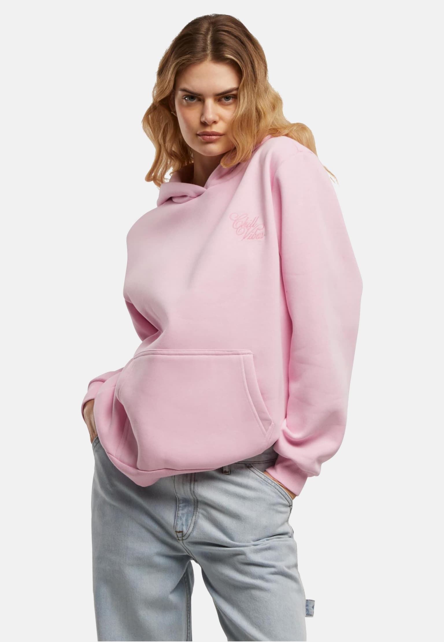 Miss Tee Chill Vibes EMB Fluffy Hoody