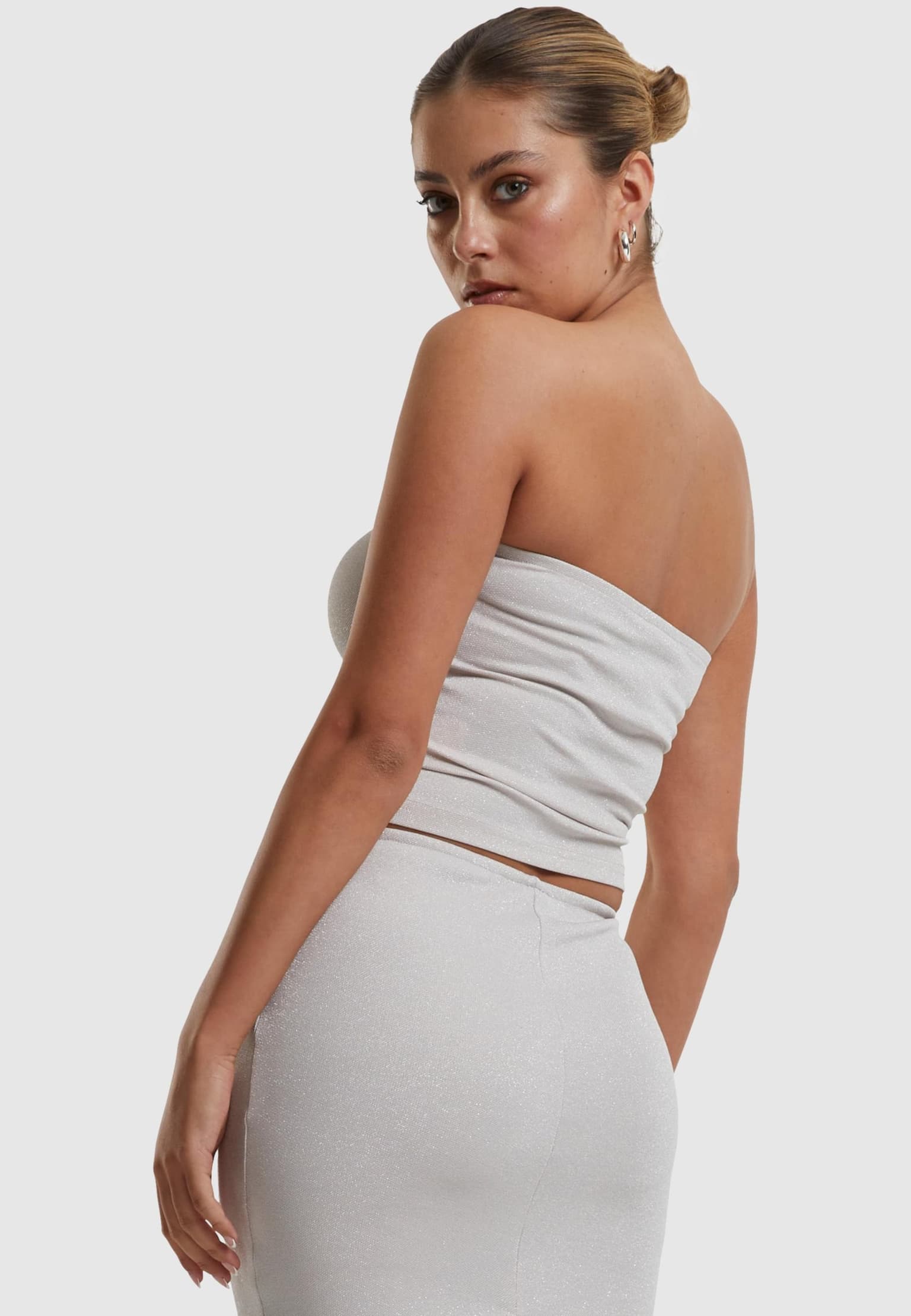 Urban Classics Ladies Glitter Bandeau – Bild 2