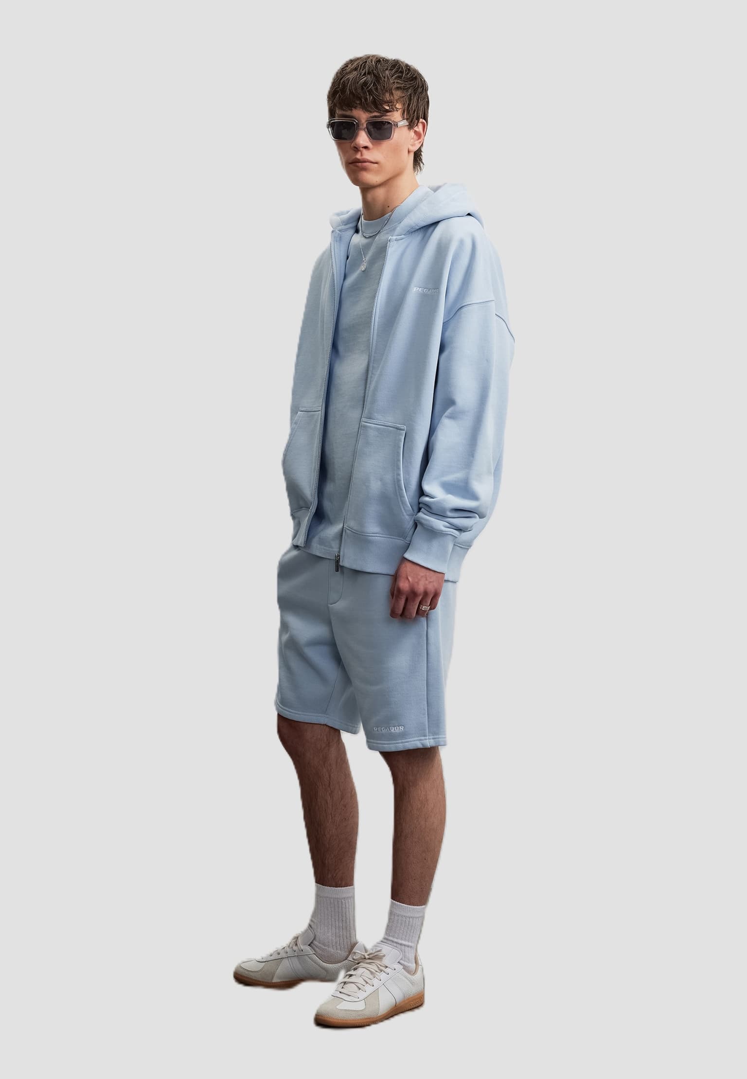 PEGADOR Logo Oversized Sweat Jacket – Bild 4
