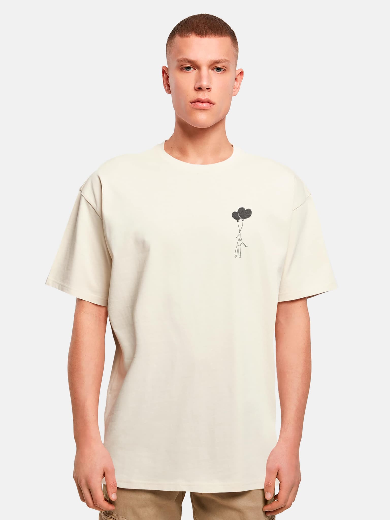 Merchcode Love In The Air Heavy Oversize T-Shirt – Bild 2