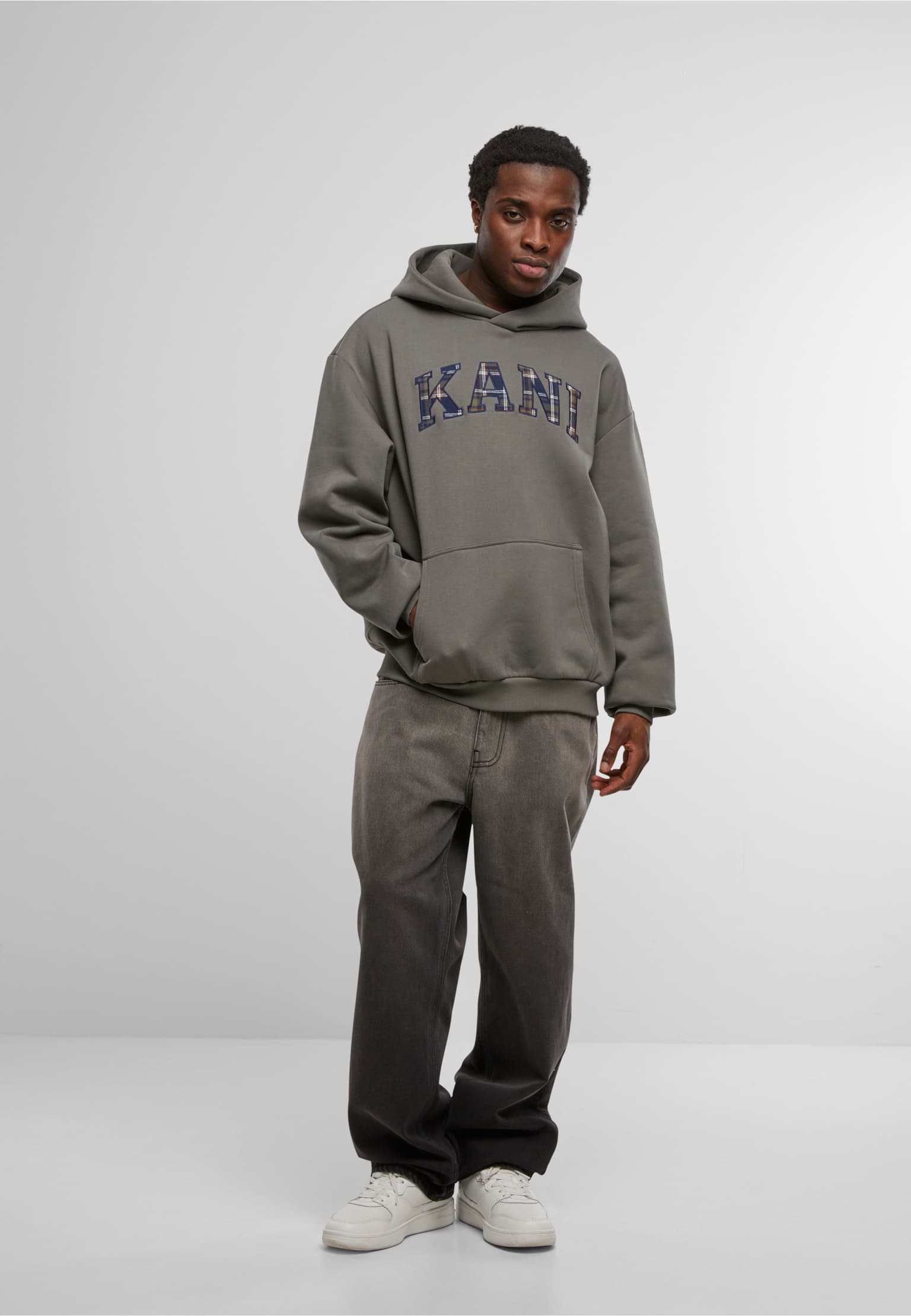 Karl Kani Serif Check Os Hoodie – Bild 3