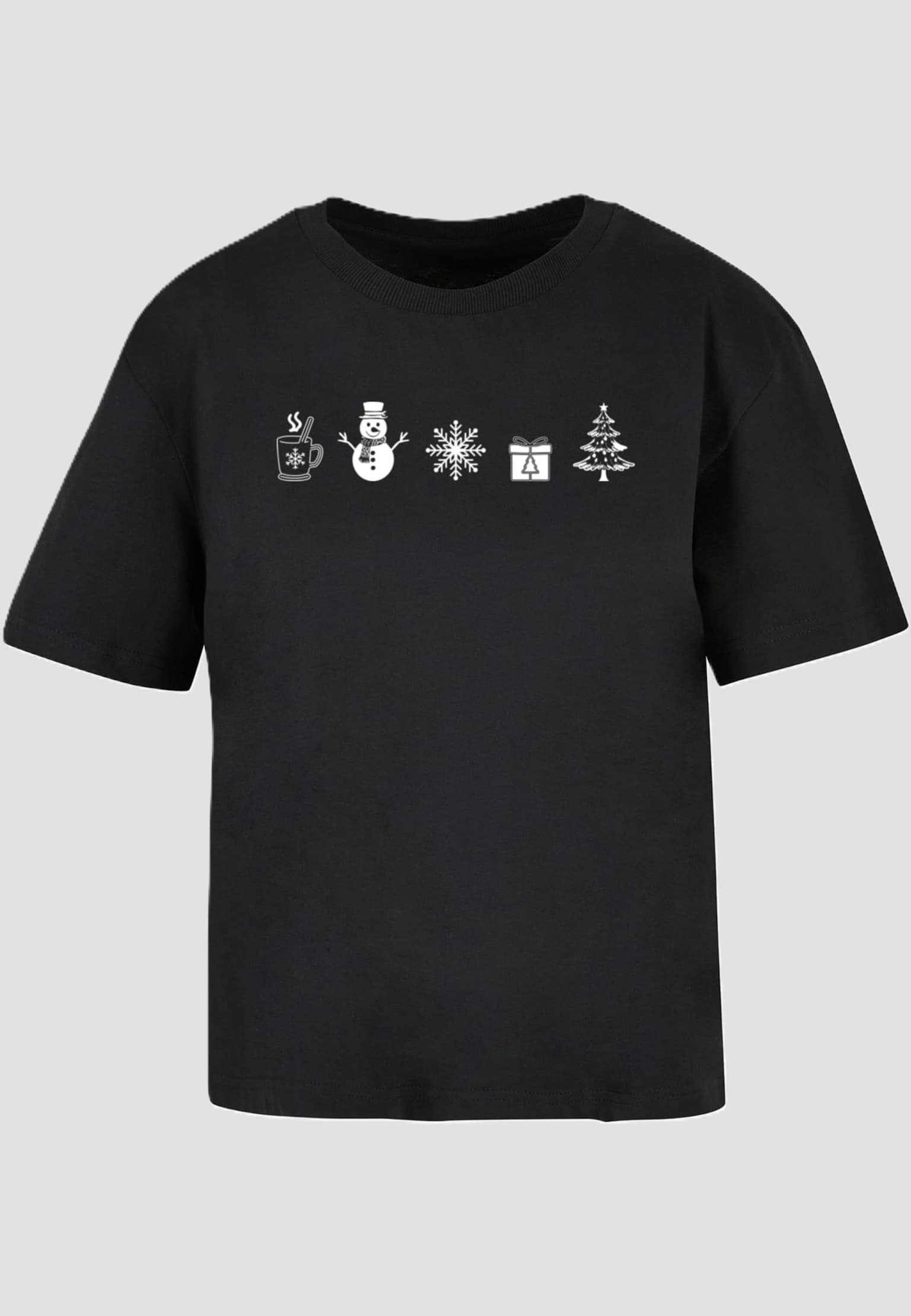 Merchcode Ladies Christmas Elements Tee – Bild 3