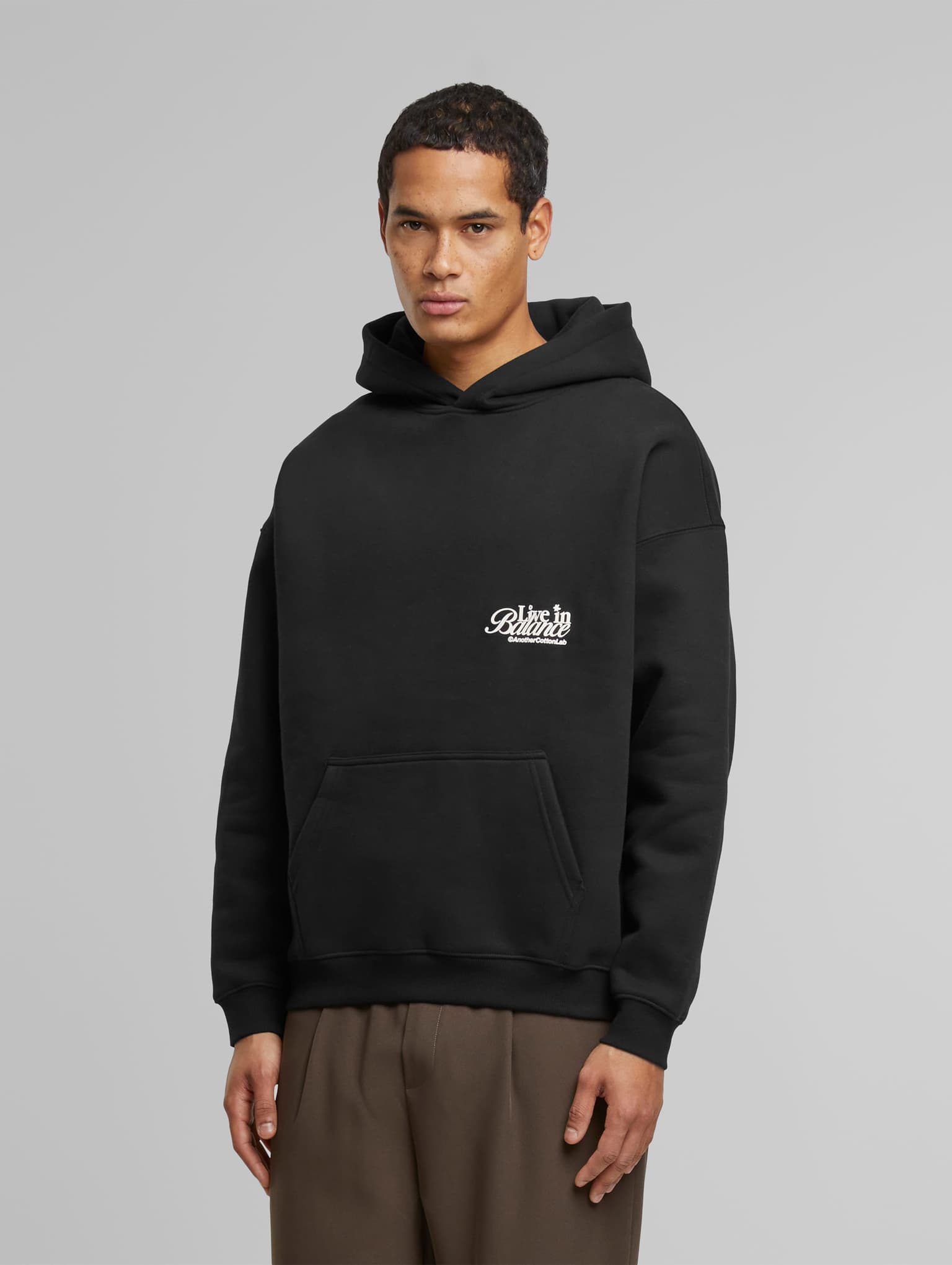 Another Cotton Lab Live in Balance Heavy Oversized Hoodie