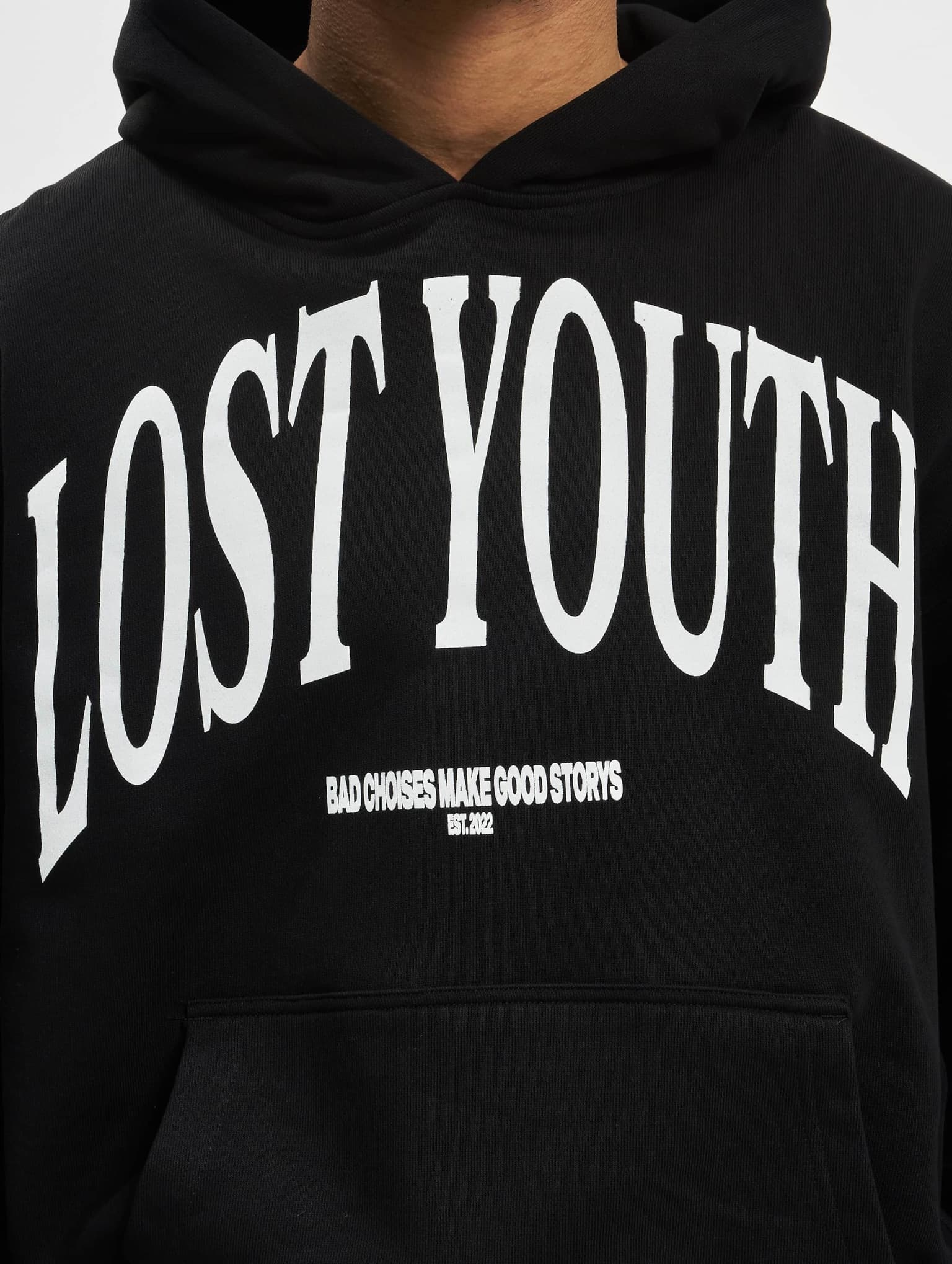 Lost Youth HOODIE CLASSIC V.1 black – Bild 4