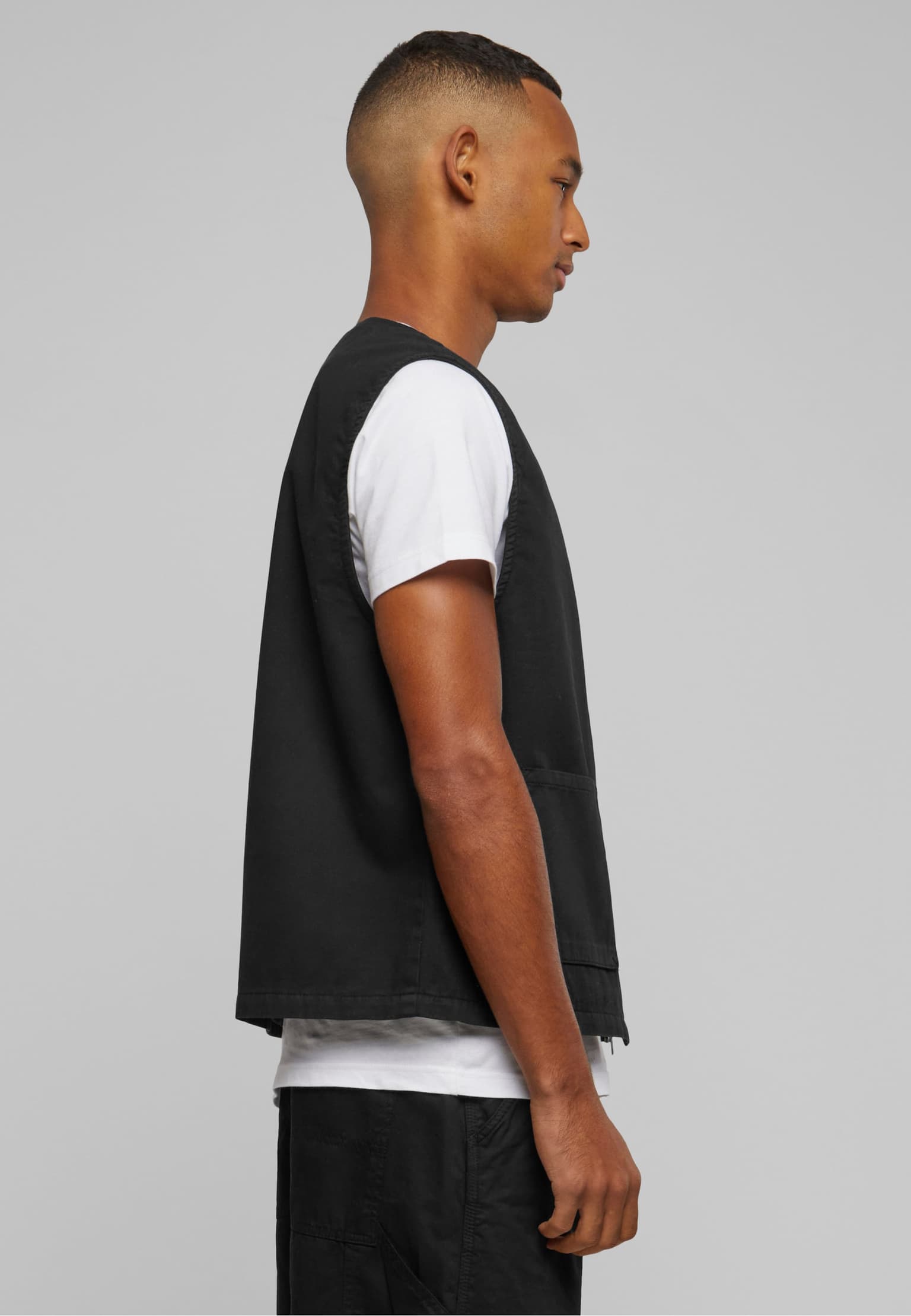 Urban Classics Essentials Cotton Vest – Bild 4