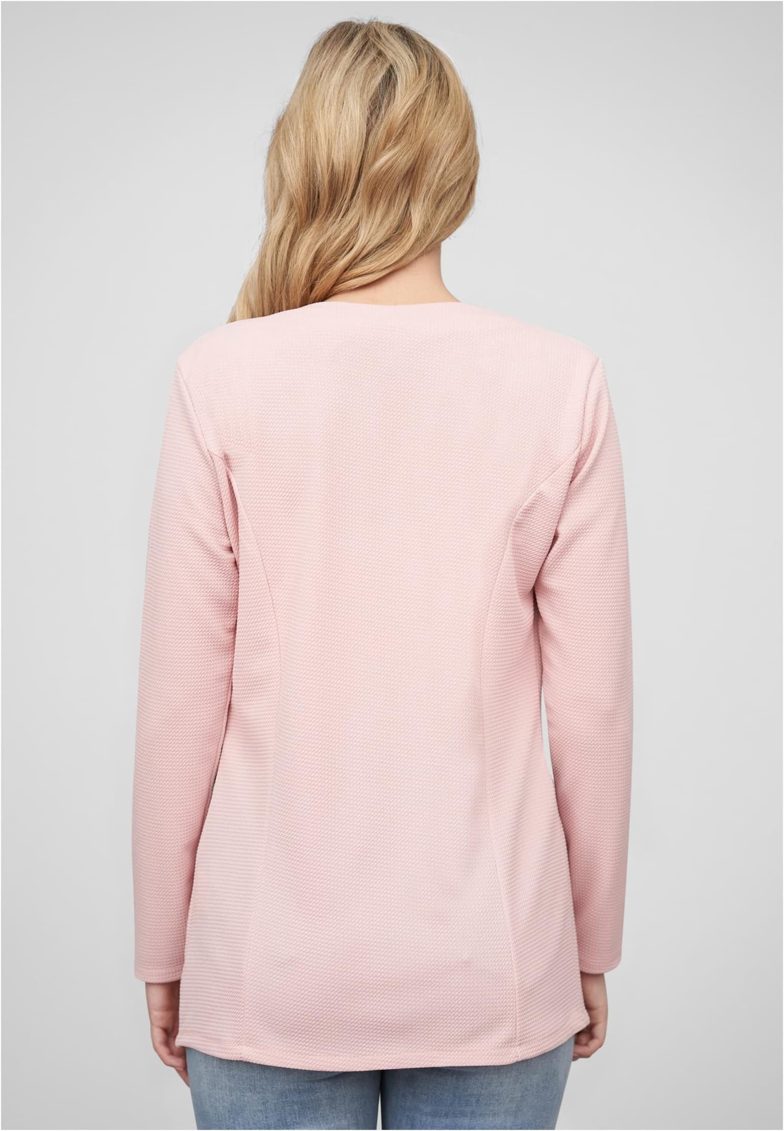 Cloud5ive Damen Blazer mit 2-Zip-Pockets u. Strukturstoff – Bild 2