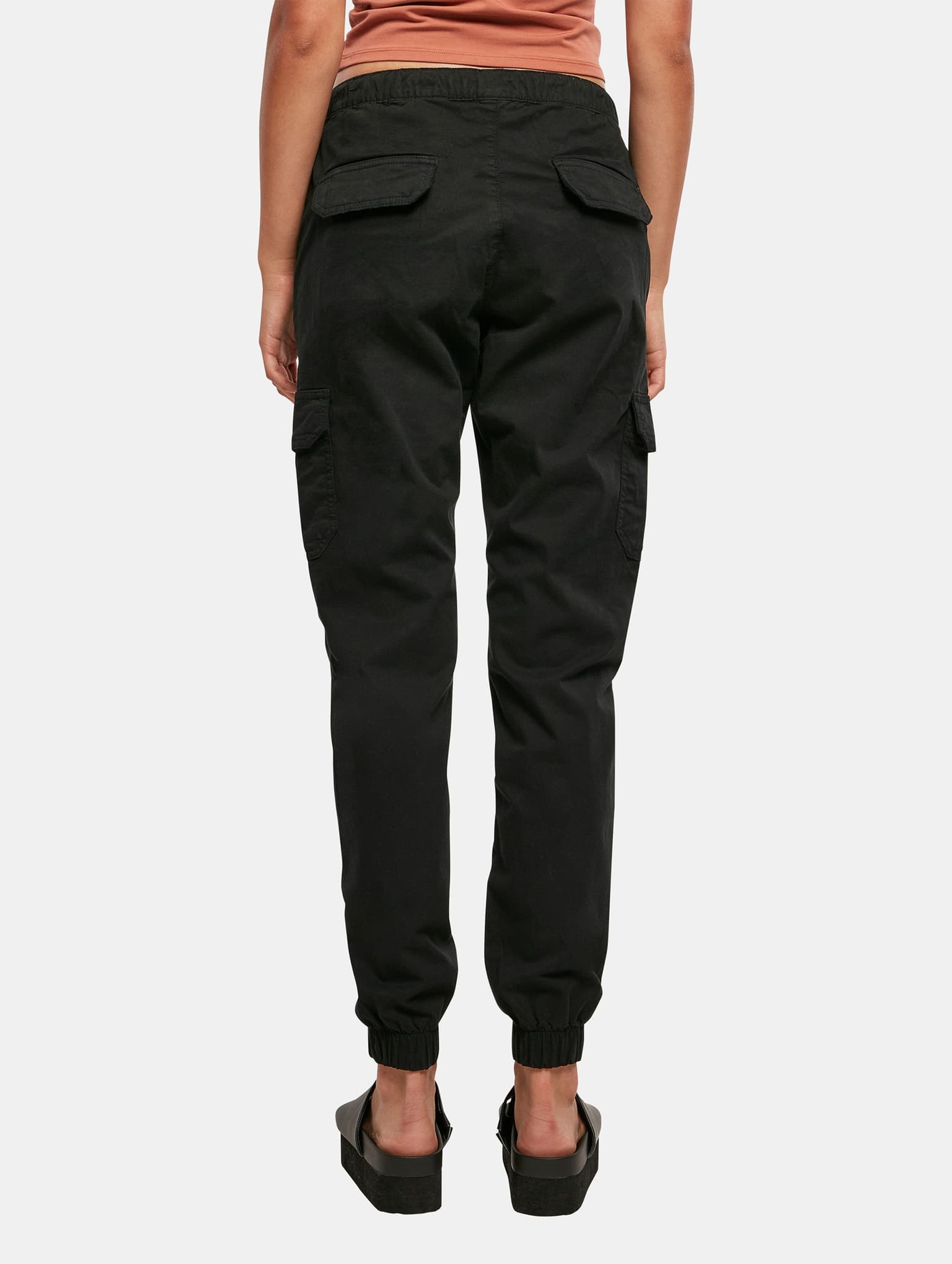 Urban Classics Ladies High Waist Cargo Jogging Pants – Bild 2