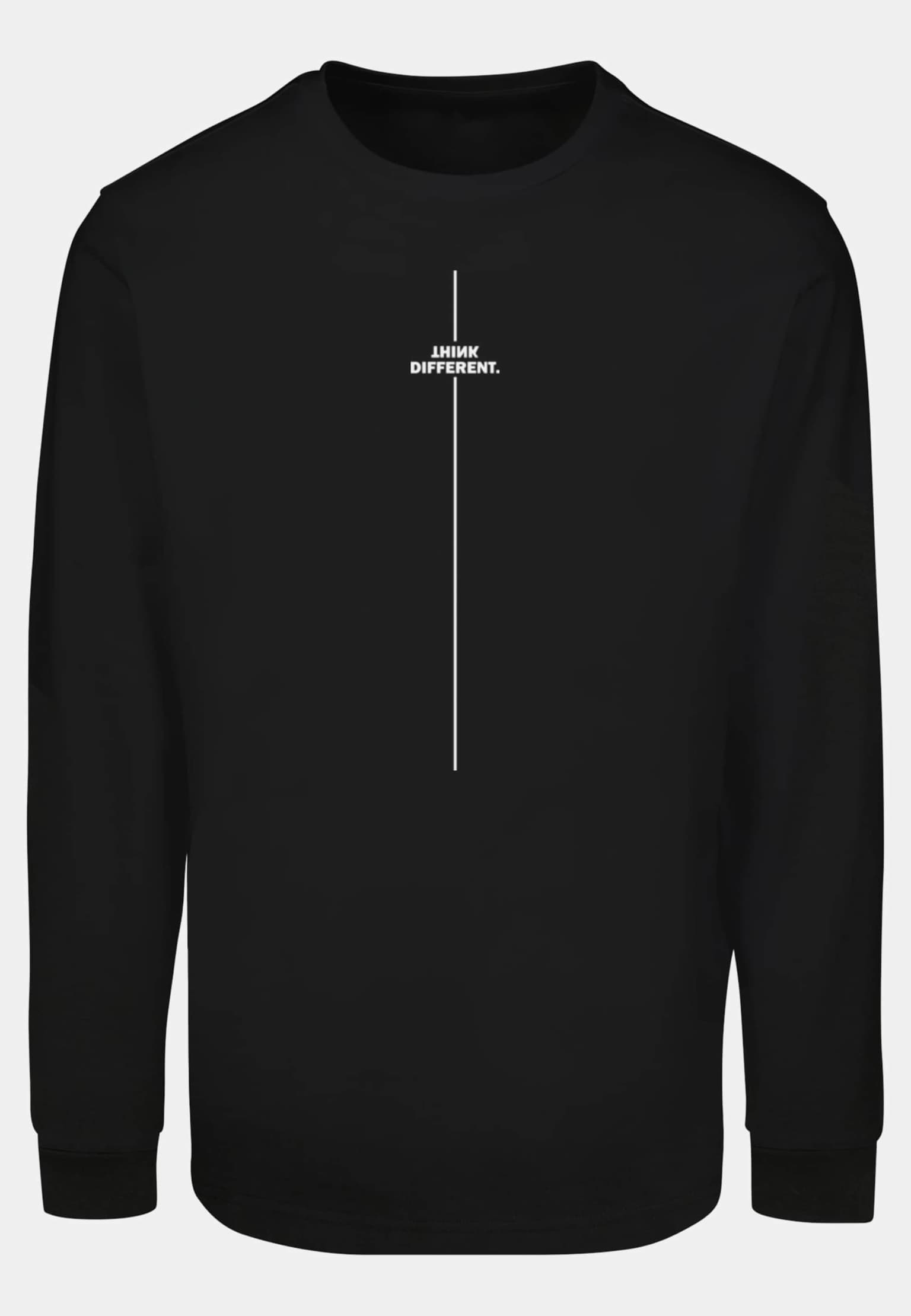 Merchcode Think Different Longsleeve With Cuffrib – Bild 3