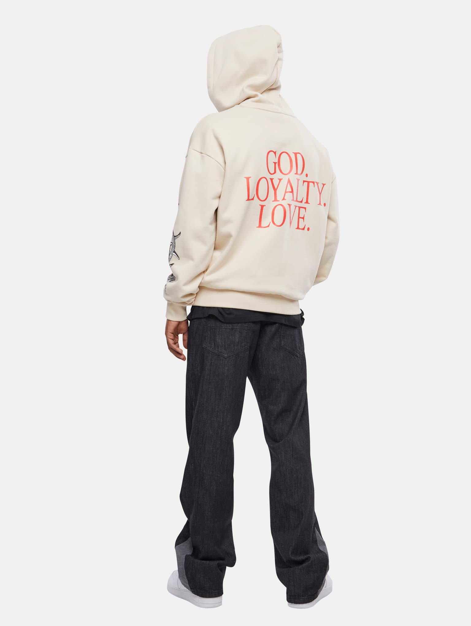 Mister Tee Upscale God Loyalty Love Ultra Heavy Oversize Hoodie – Bild 4