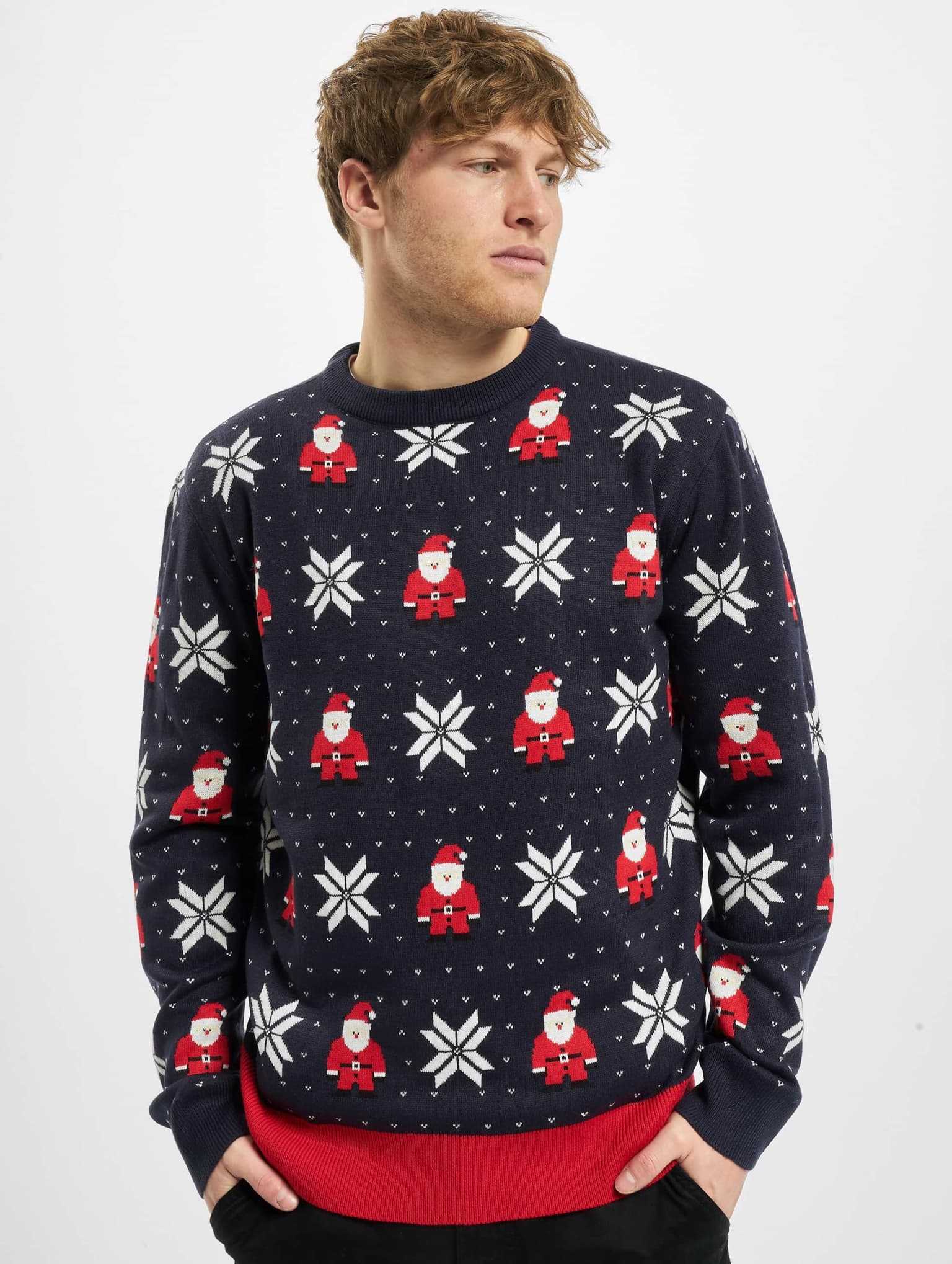 Urban Classics Nicolaus And Snowflakes Sweater – Bild 3