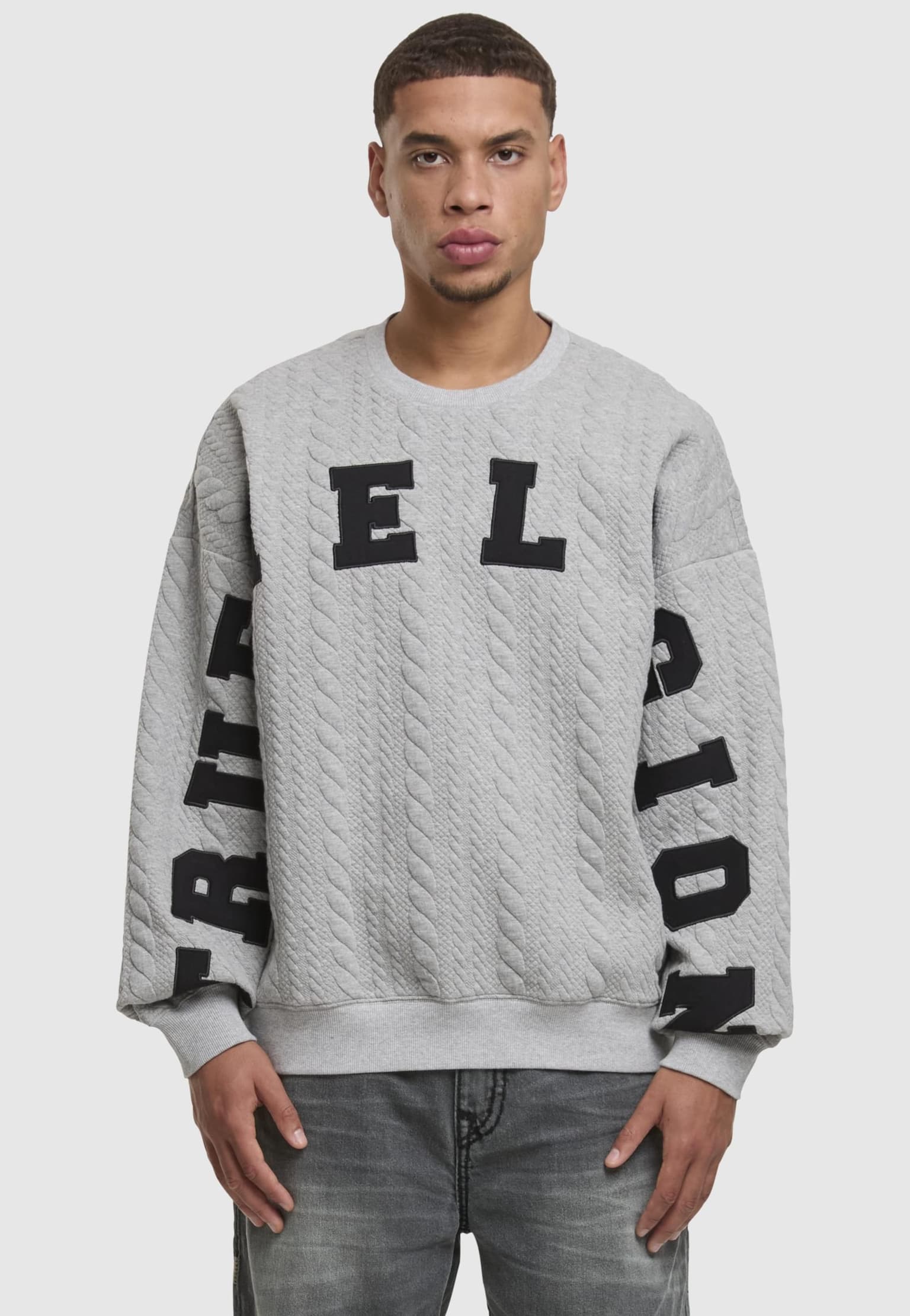 True Religion FLEECE APPLIQUE SWATSHIRT – Bild 3