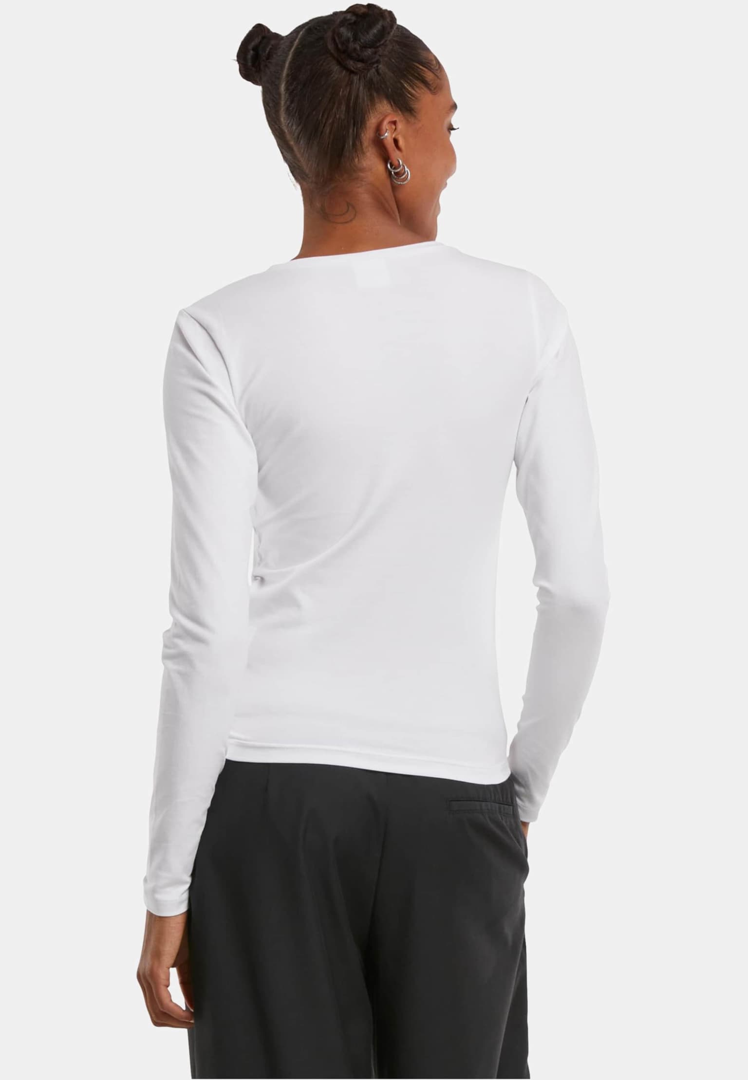 Urban Classics Ladies Basic Super Slim Longsleeve – Bild 2