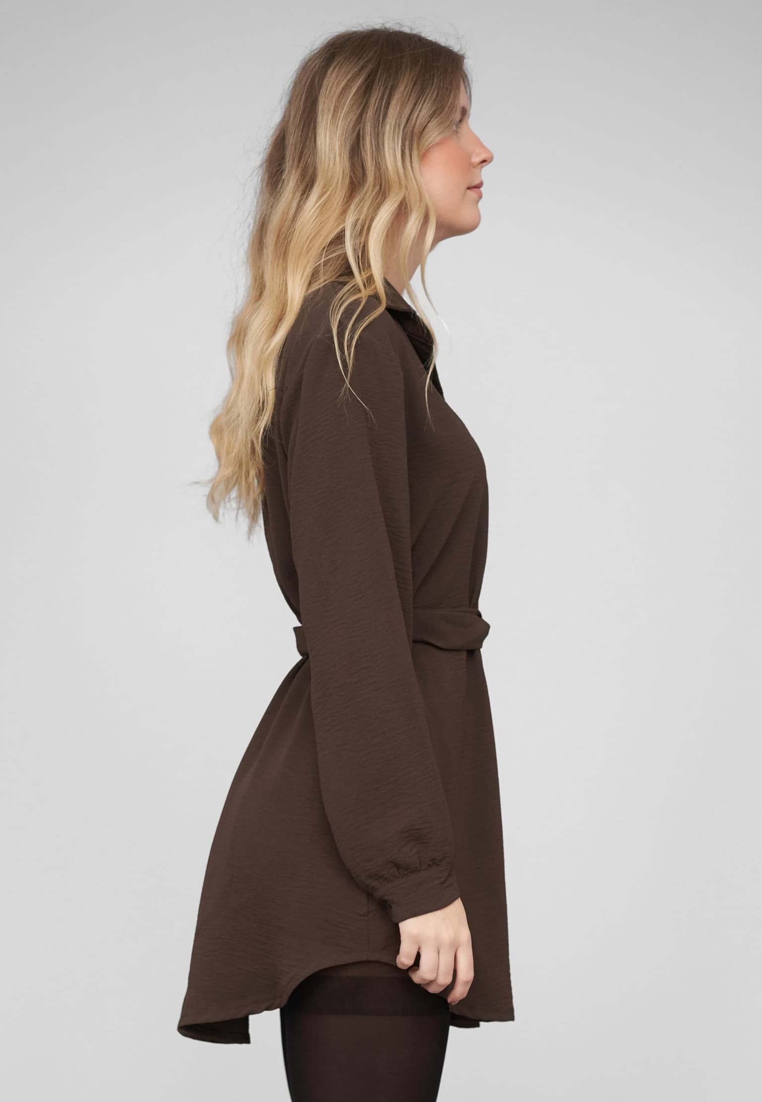 Cloud5ive Longsleeve Dress with tie-belt – Bild 4