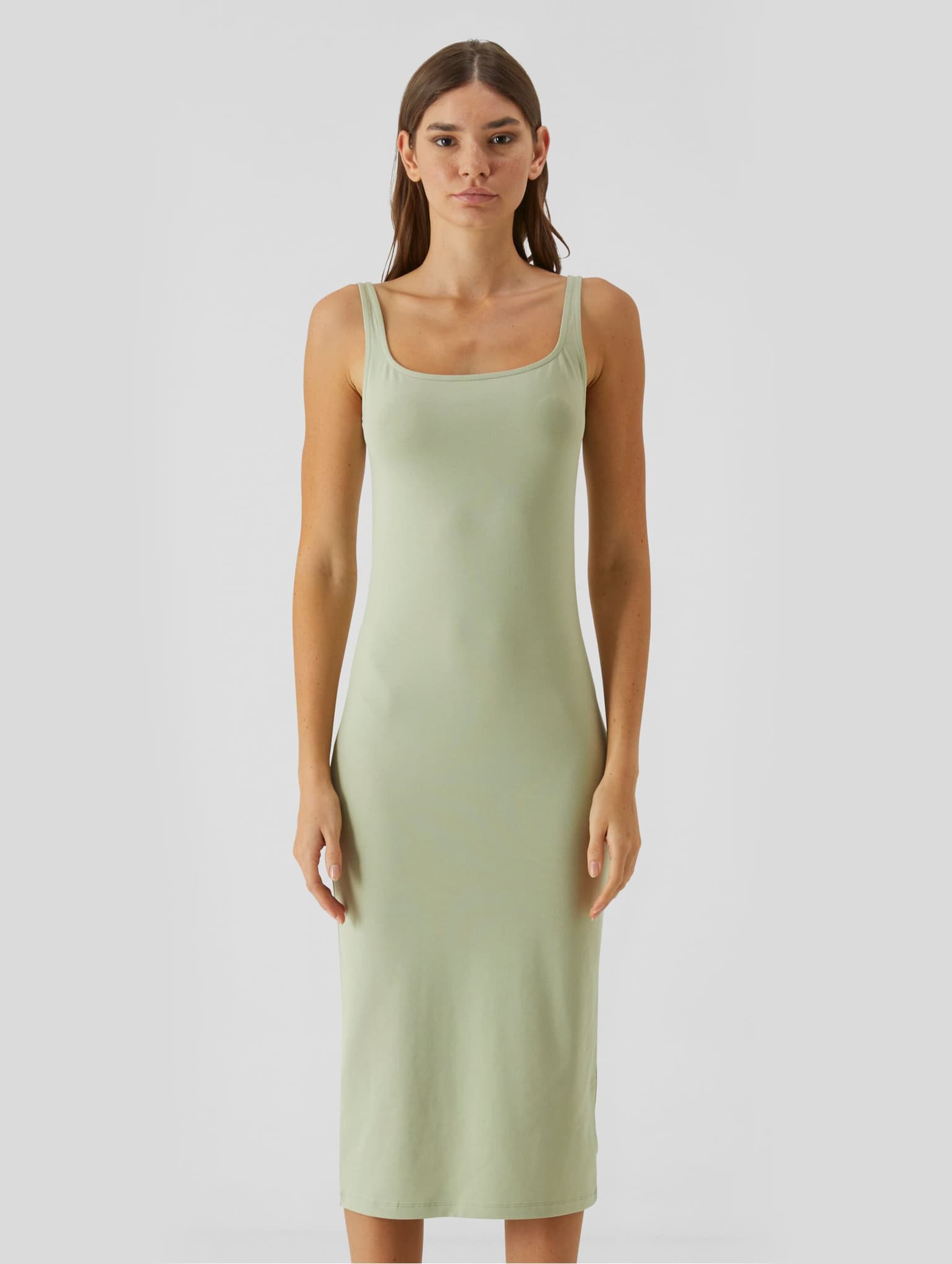 Urban Classics Ladies Basic Long Cotton Jersey Dress – Bild 3